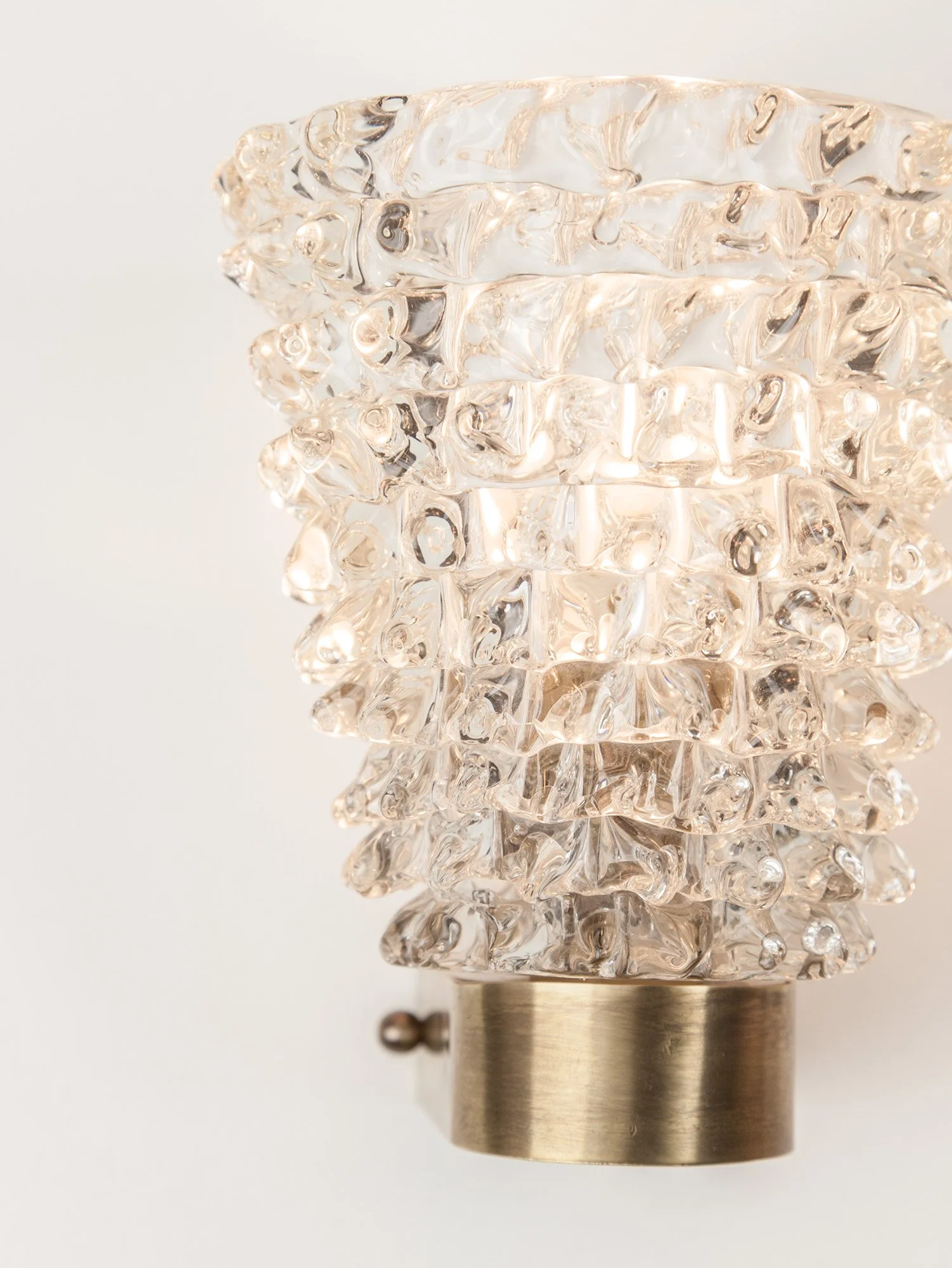 Pair of Barovier Rostrato Wall Lights, Italy, 1950s