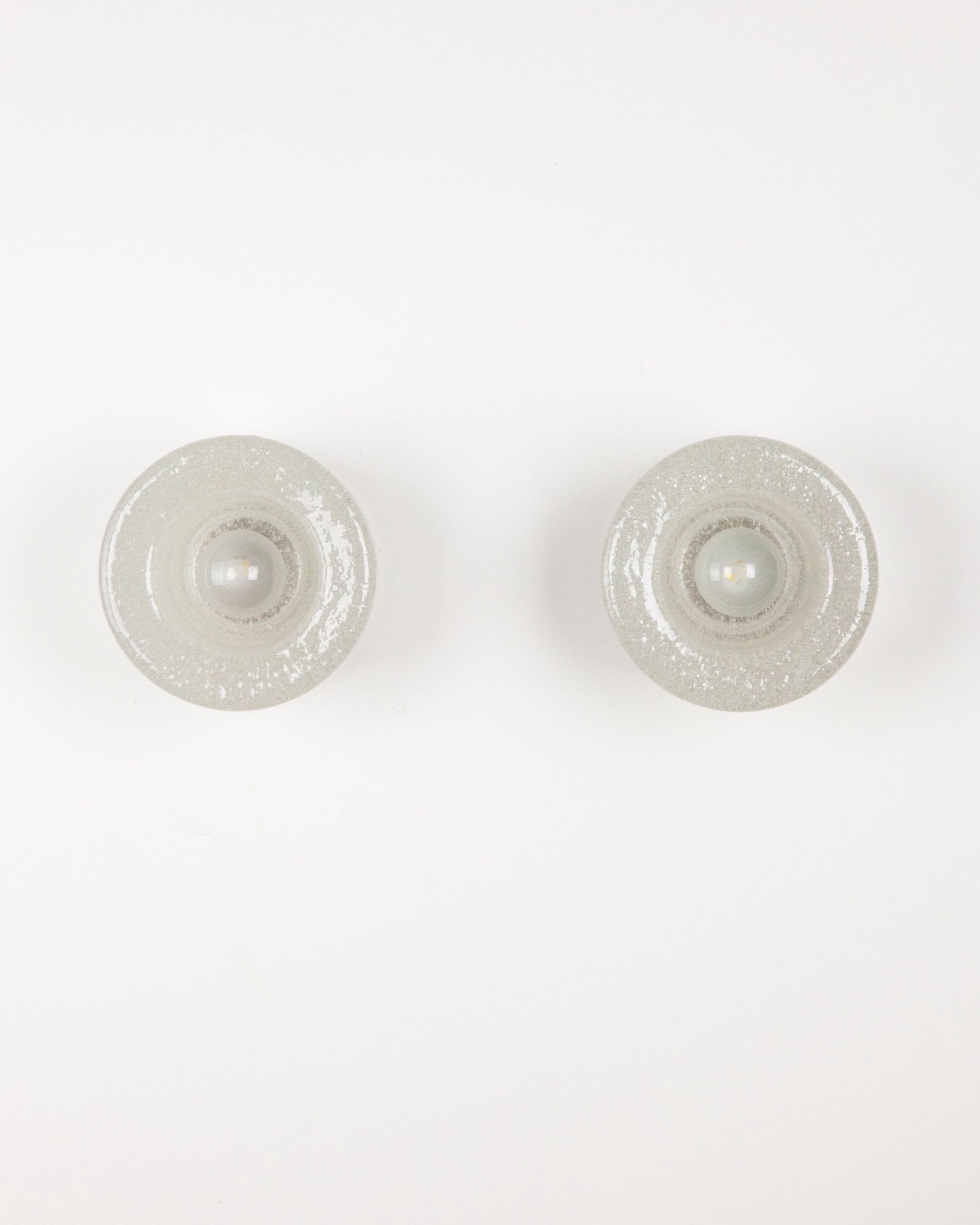 Peill & Putzler Ice Glass Sconces