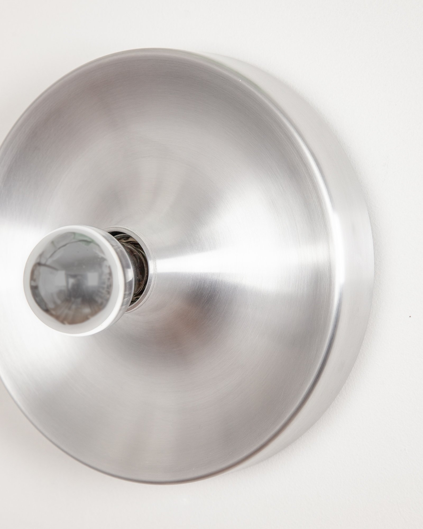 Brushed Aluminium Sconce by Staff, Germany, 1960s