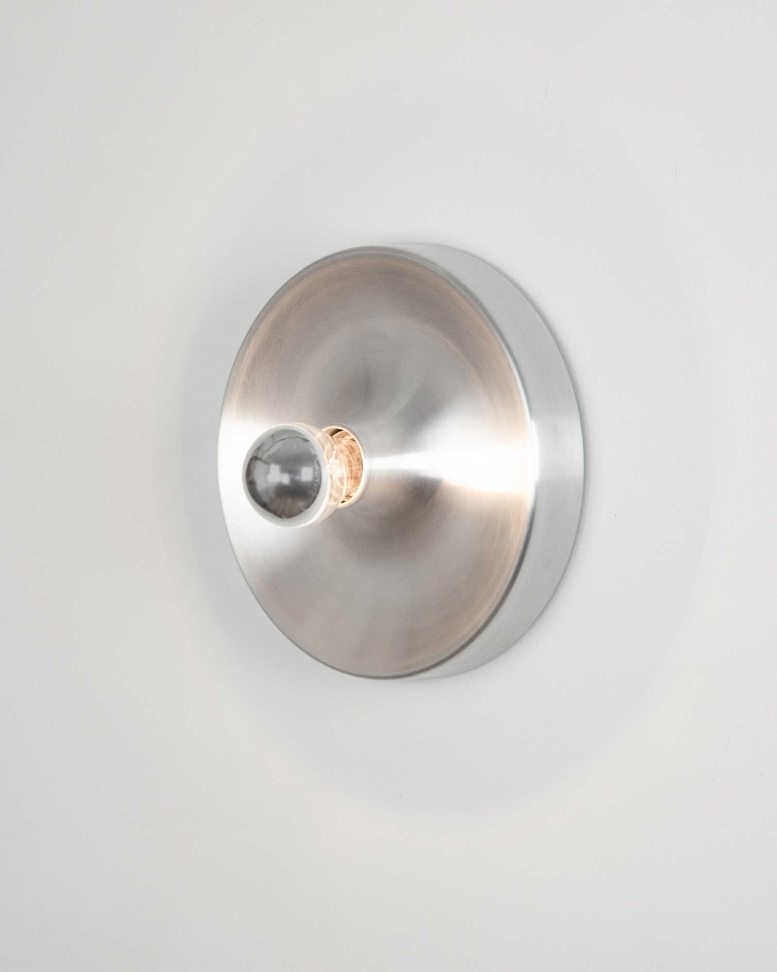 Brushed Aluminium Wall Lights by Staff, Germany, 1960s