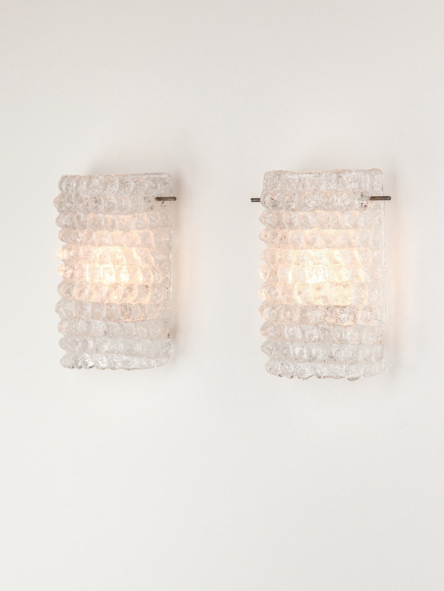 Pair of Hillebrand Murano Glass Wall Light, Germany, 1960s (Copy) (Copy)