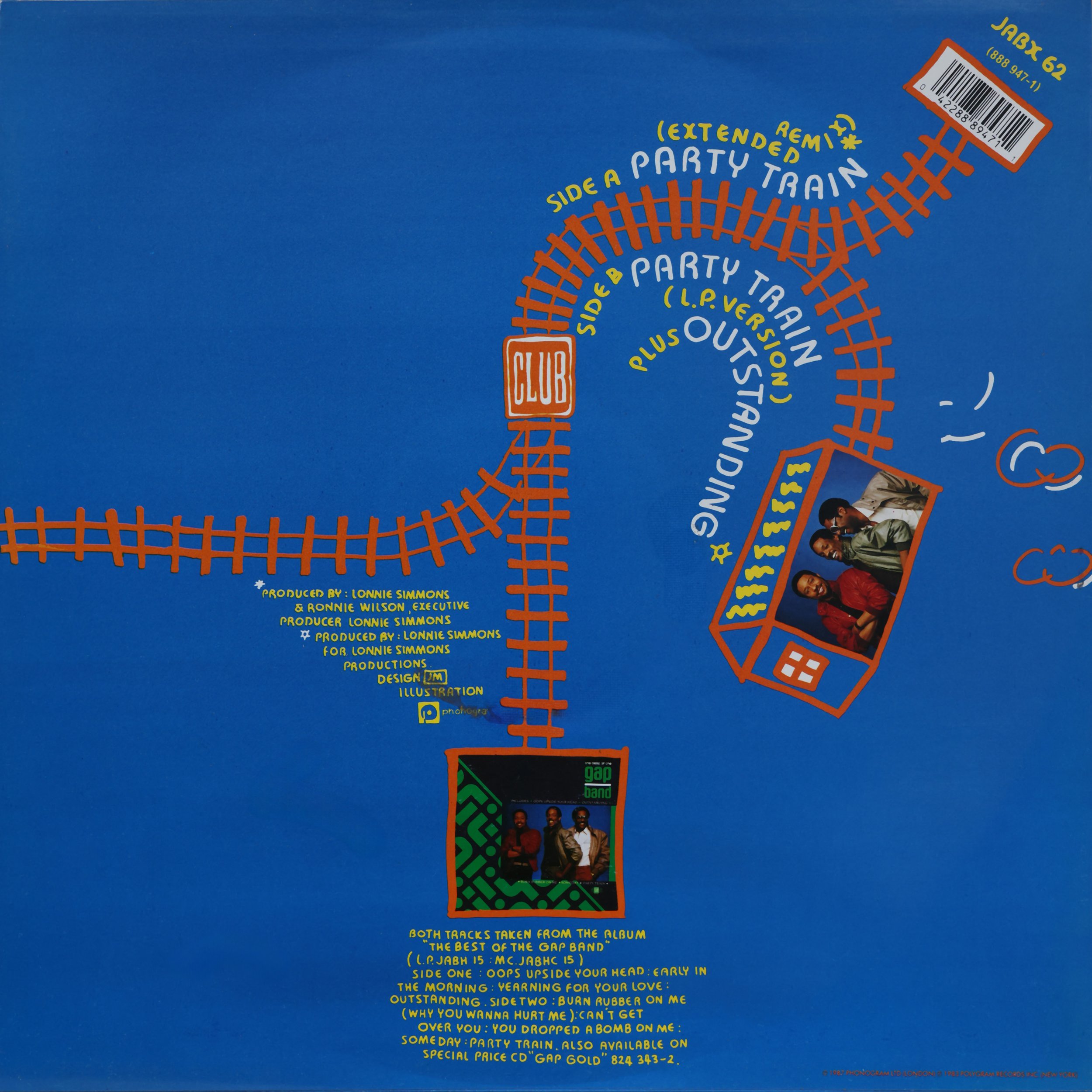 Gapband - Party Train (back)