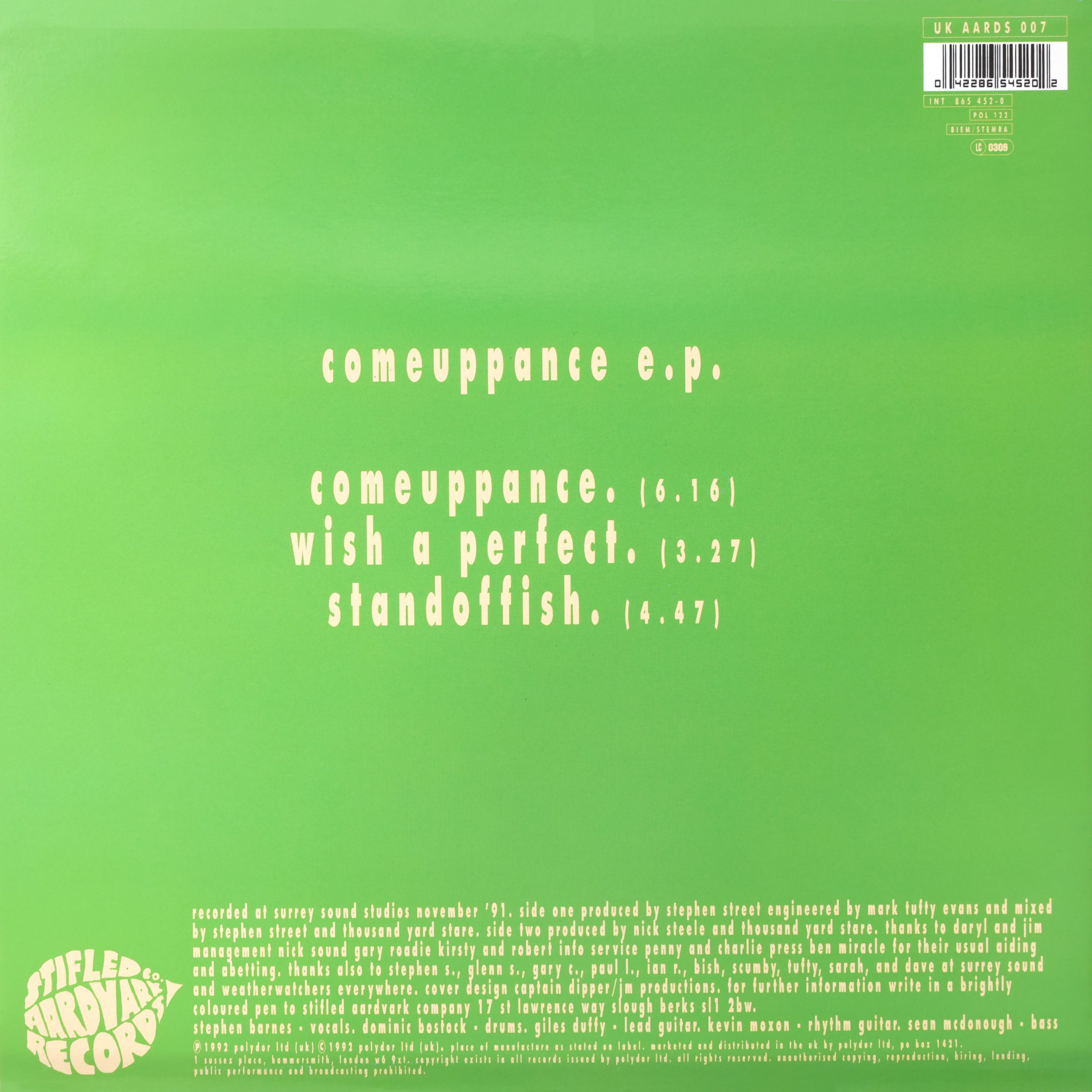 Thousand Yard Stare - comeuppance e.p. (back)