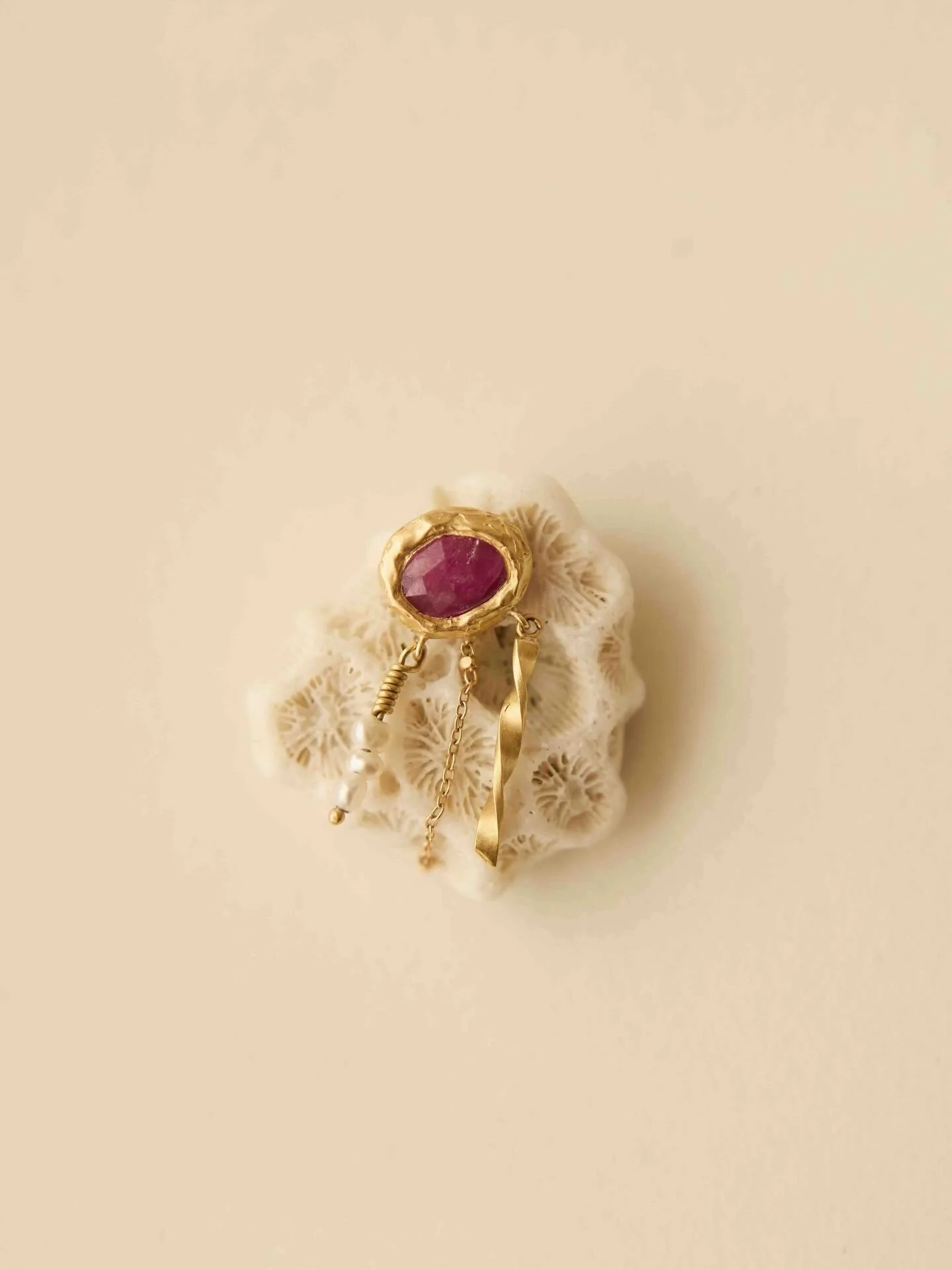 Sea Ruby Stud🐚🐚🐚