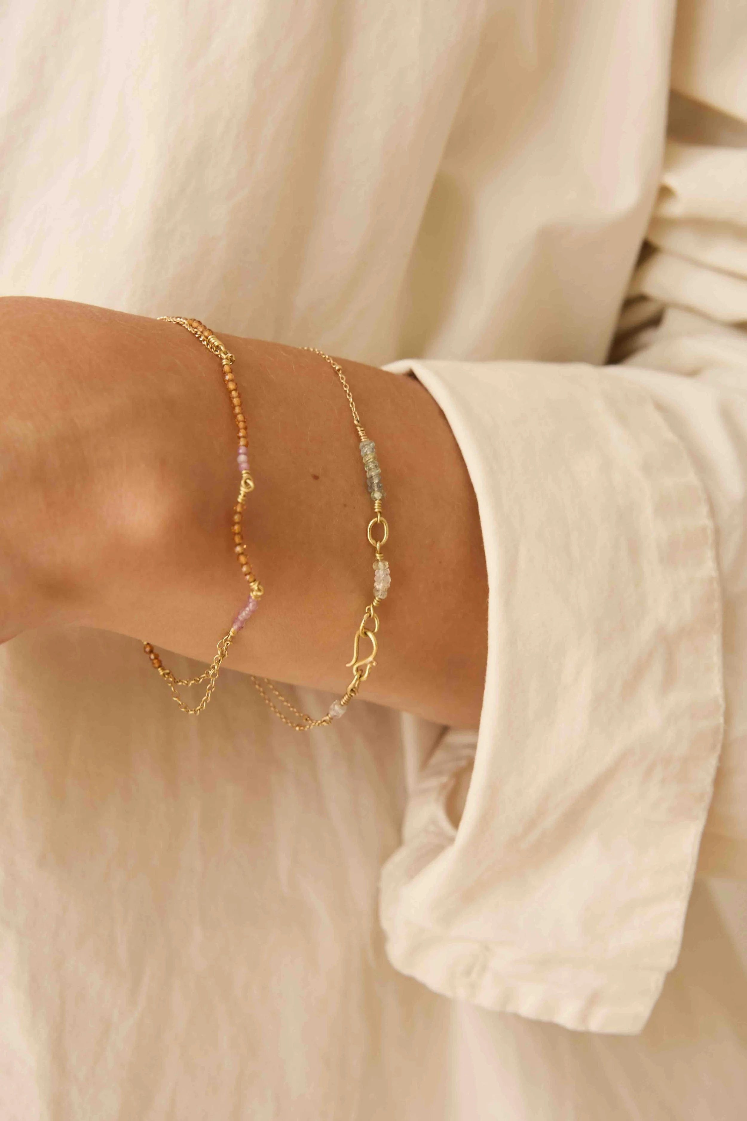 Holiday Bracelet Green orange - Line Rossau.jpeg