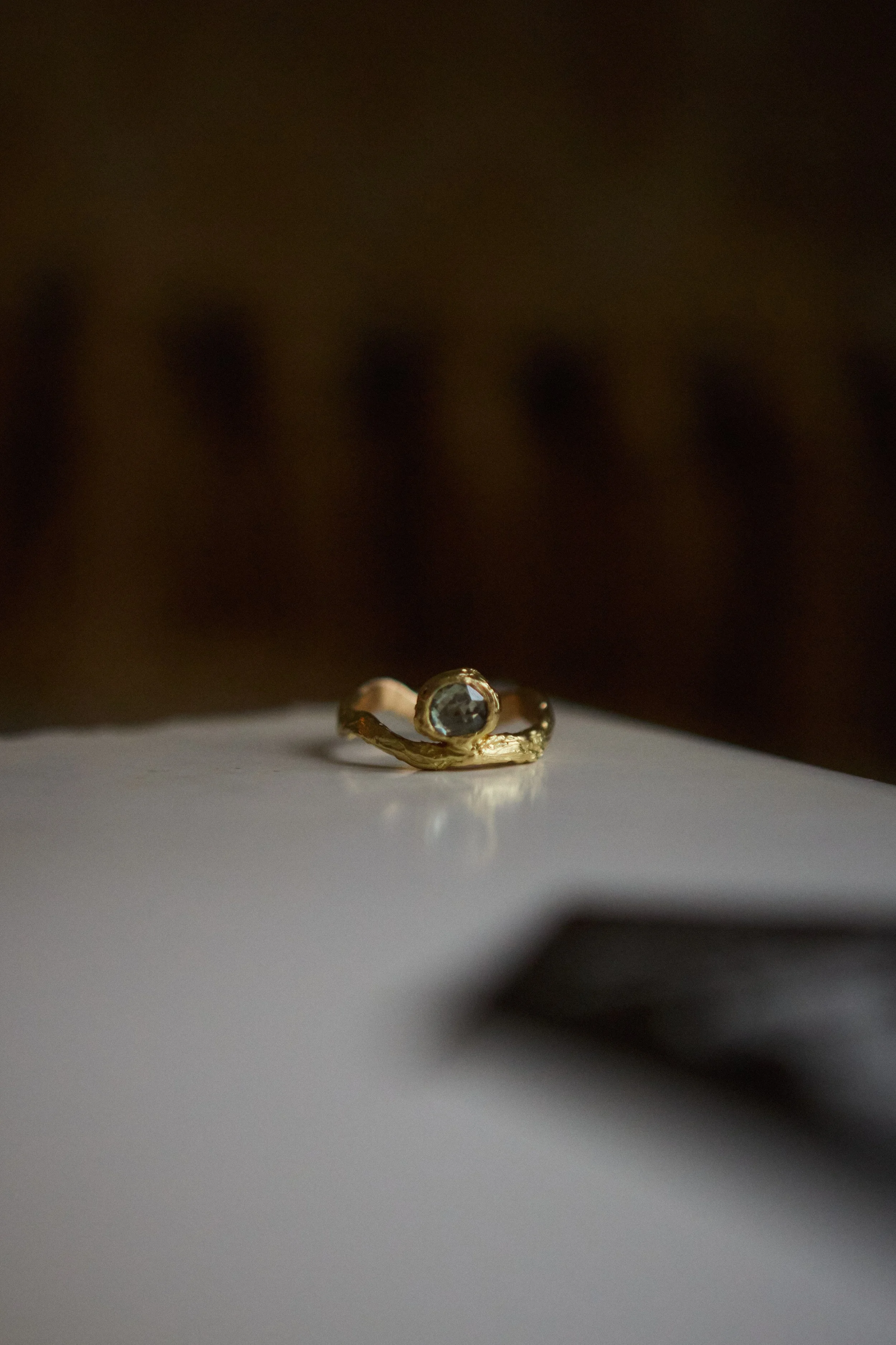 Oda Green Sapphire Ring