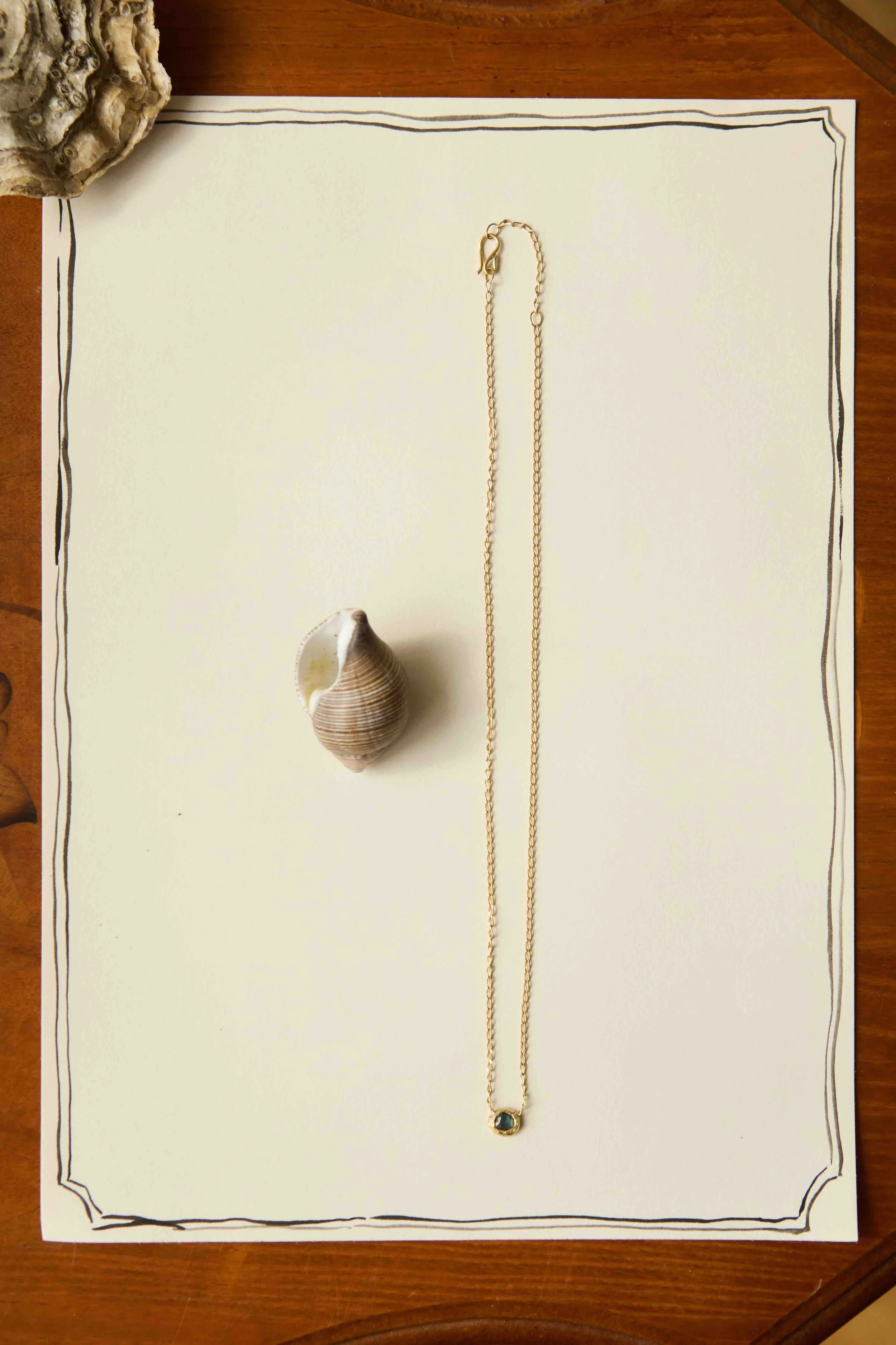 Sea Treasure green sapphire necklace - line rossau..jpeg