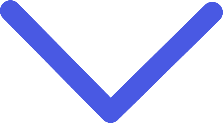 Blue downward-pointing check mark or arrow.