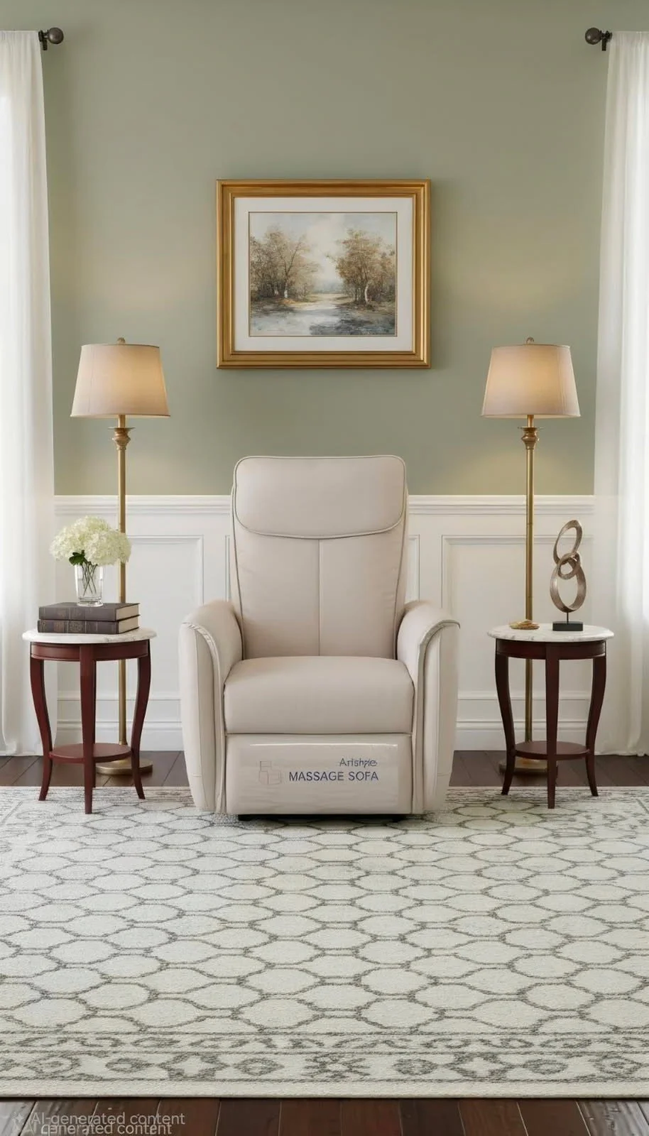 Artstyle Rocking Massage Recliner