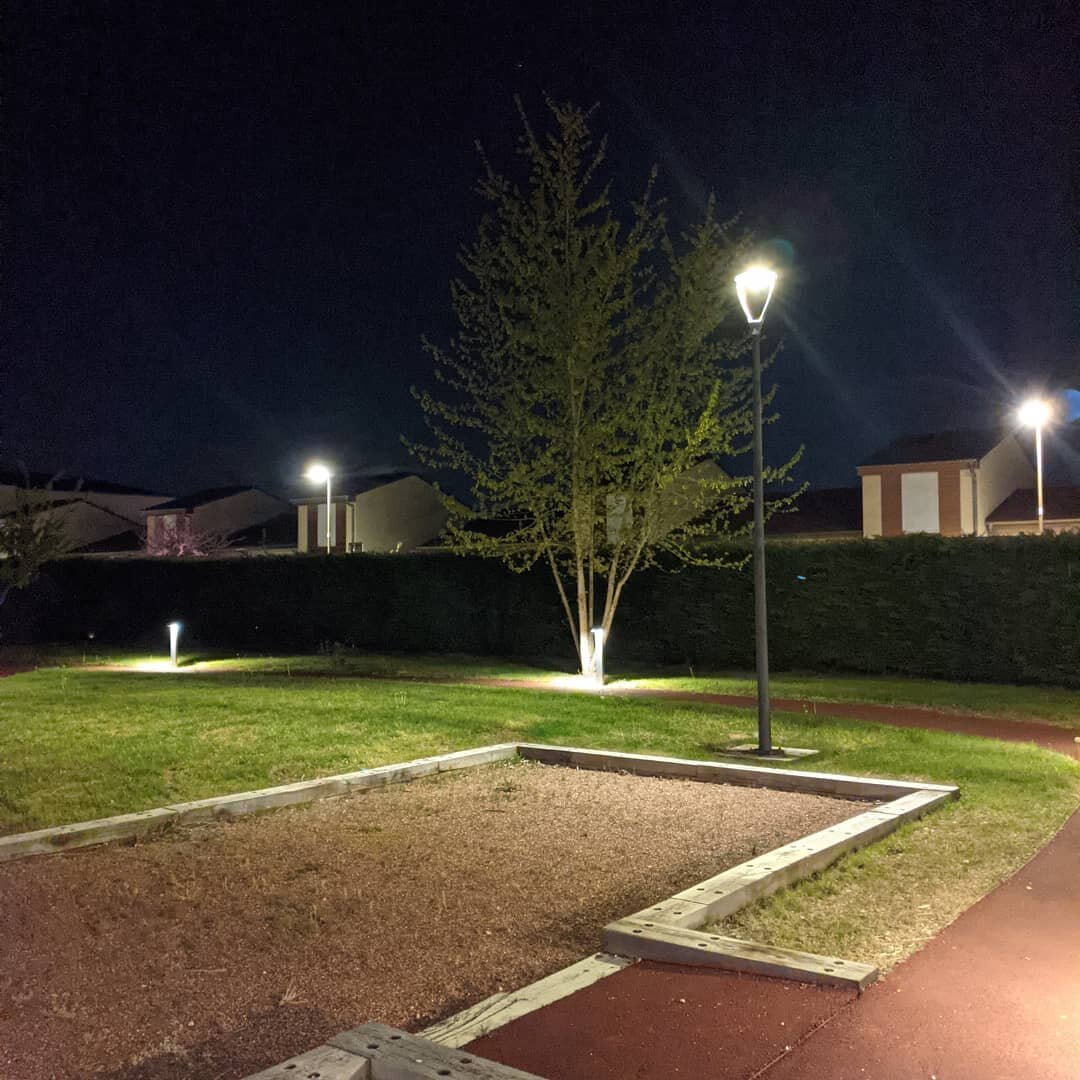 &Eacute;clairage de nuit parc