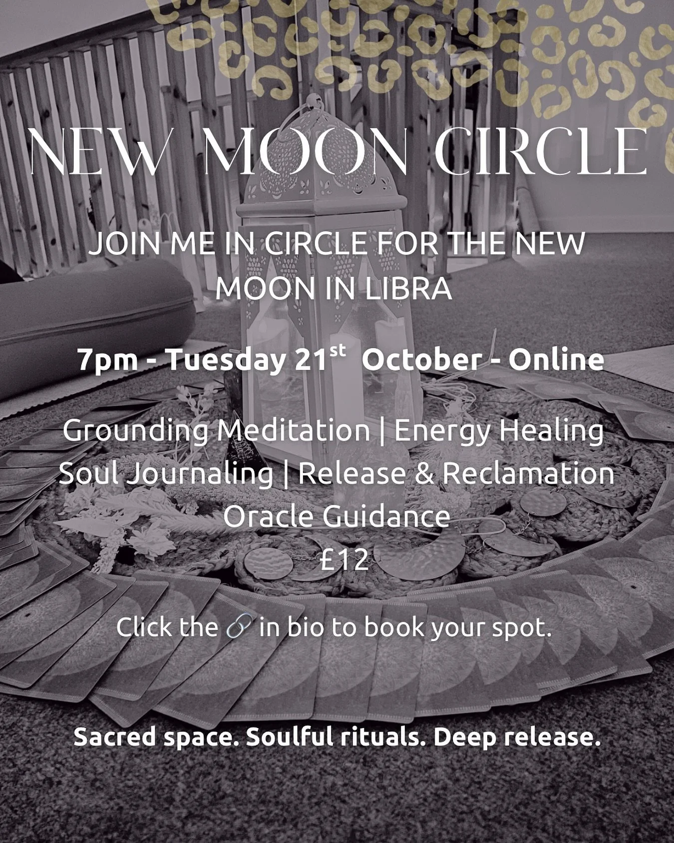 The New Moon in Libra arrives on Tuesday 21st October - and she’s bringing an invitation to realign your inner and outer worlds. ♎️
This is a moon of balance and renewal - where we’re asked to reflect on how we show up in relationships,