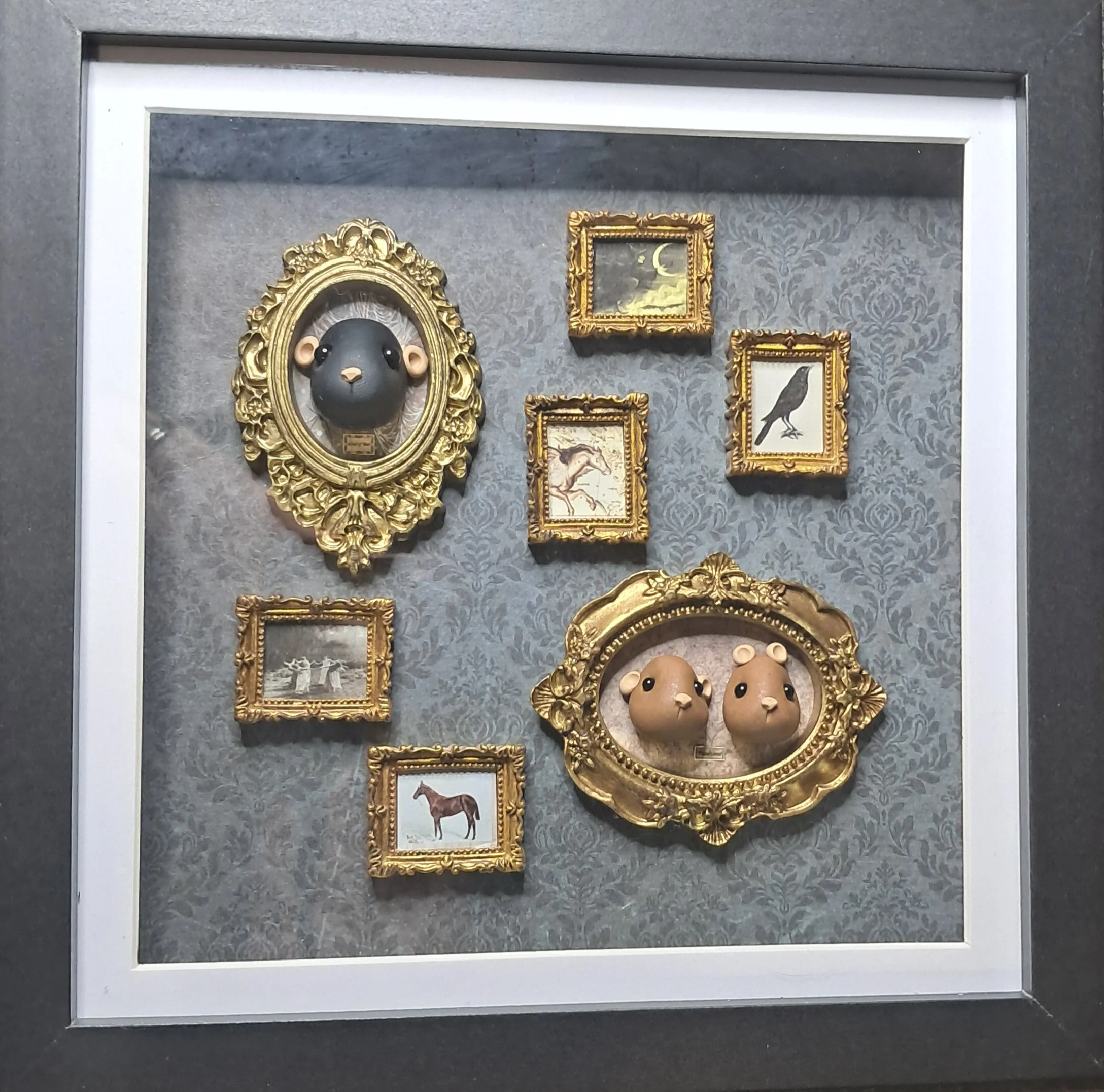 Dark Grey Gallery Frame.