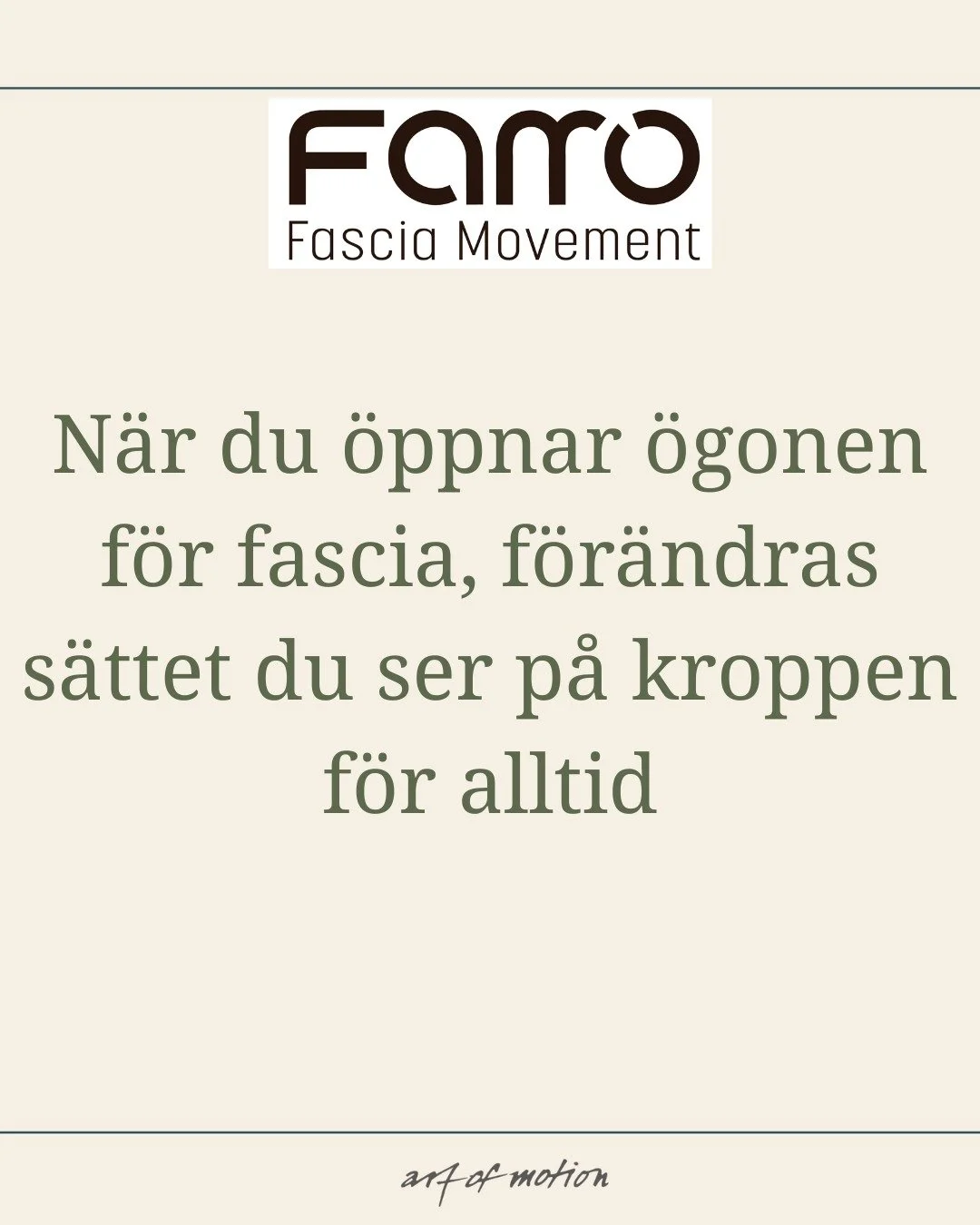 Anatomy Trains in Motion bjuder in till en djupare f&ouml;rst&aring;else f&ouml;r integrerad anatomi och hur den utrycker sig i verkliga livet, i all dess dimensioner

Utvecklad av @karingurtner.aom, denna kurs intoducerar den integrerade anatomin ho