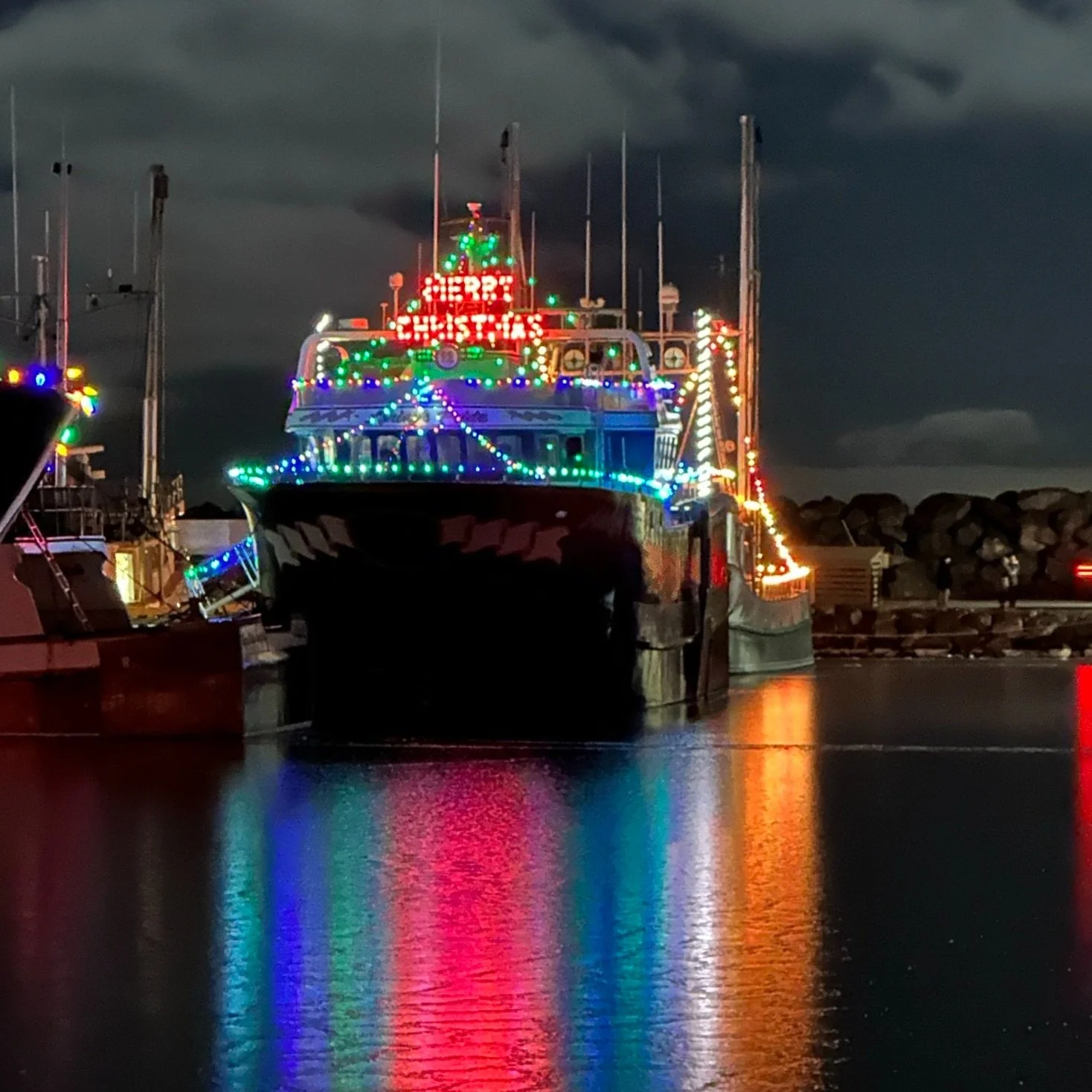Christmas in the harbour port stanley on