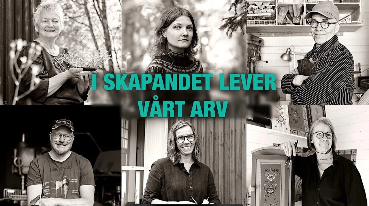 Min första tvserie är ute nu! I SKAPANDET LEVER VÅRT ARV- en tornedalska hantverkserie