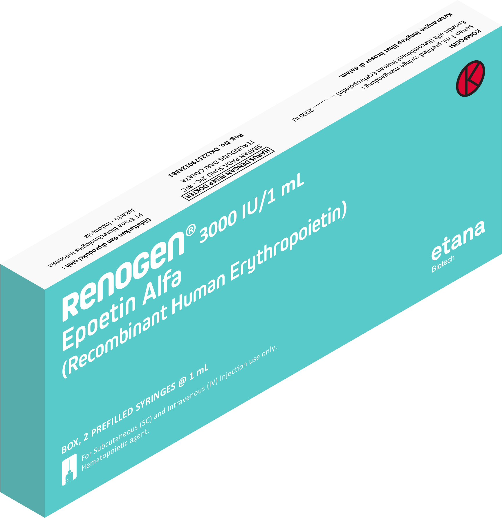 Renogen Epoetin Alfa Injection for Anemia