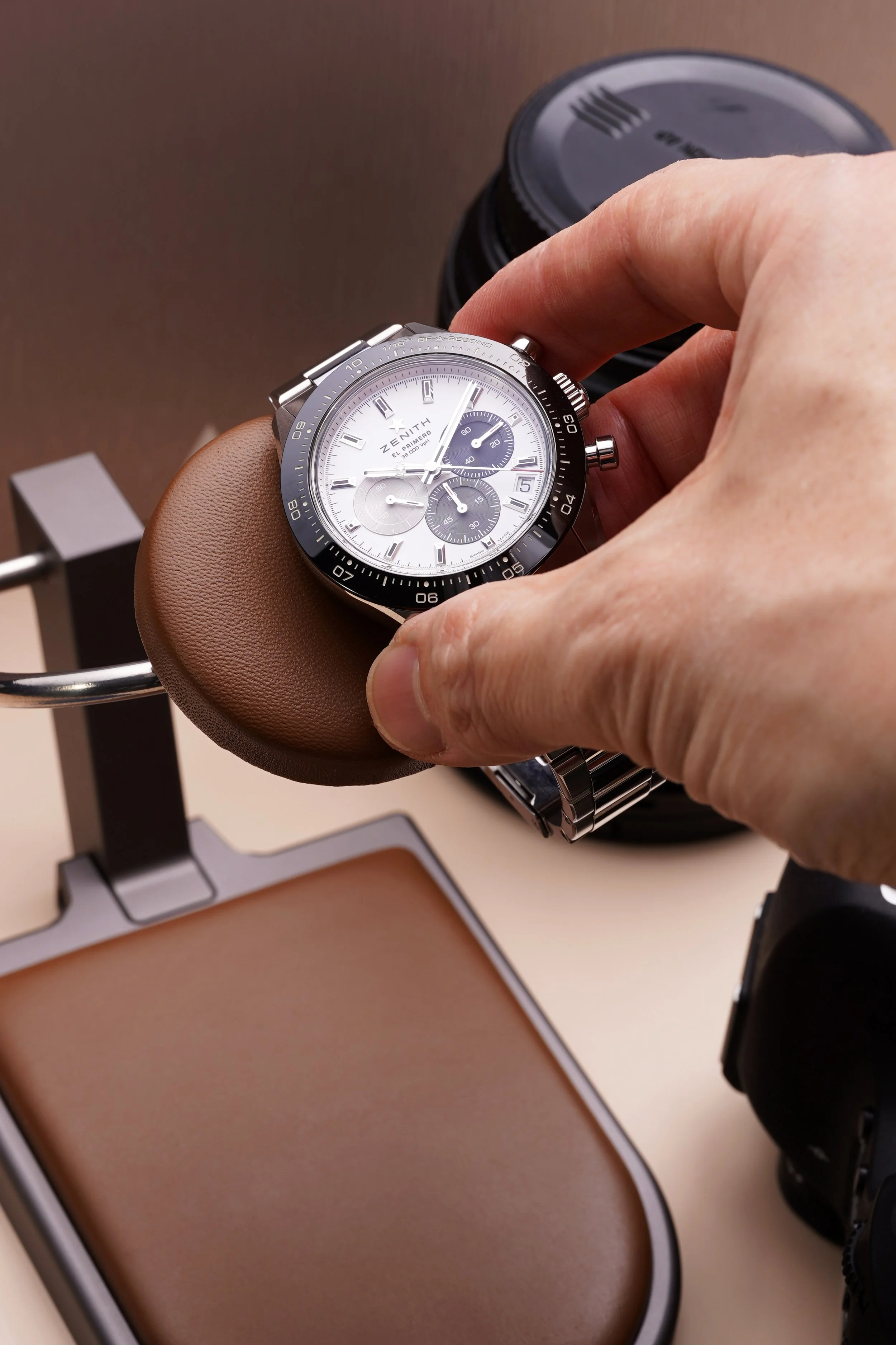 Watch Stand (Dark Grey + Black) — Aubliq watch stand