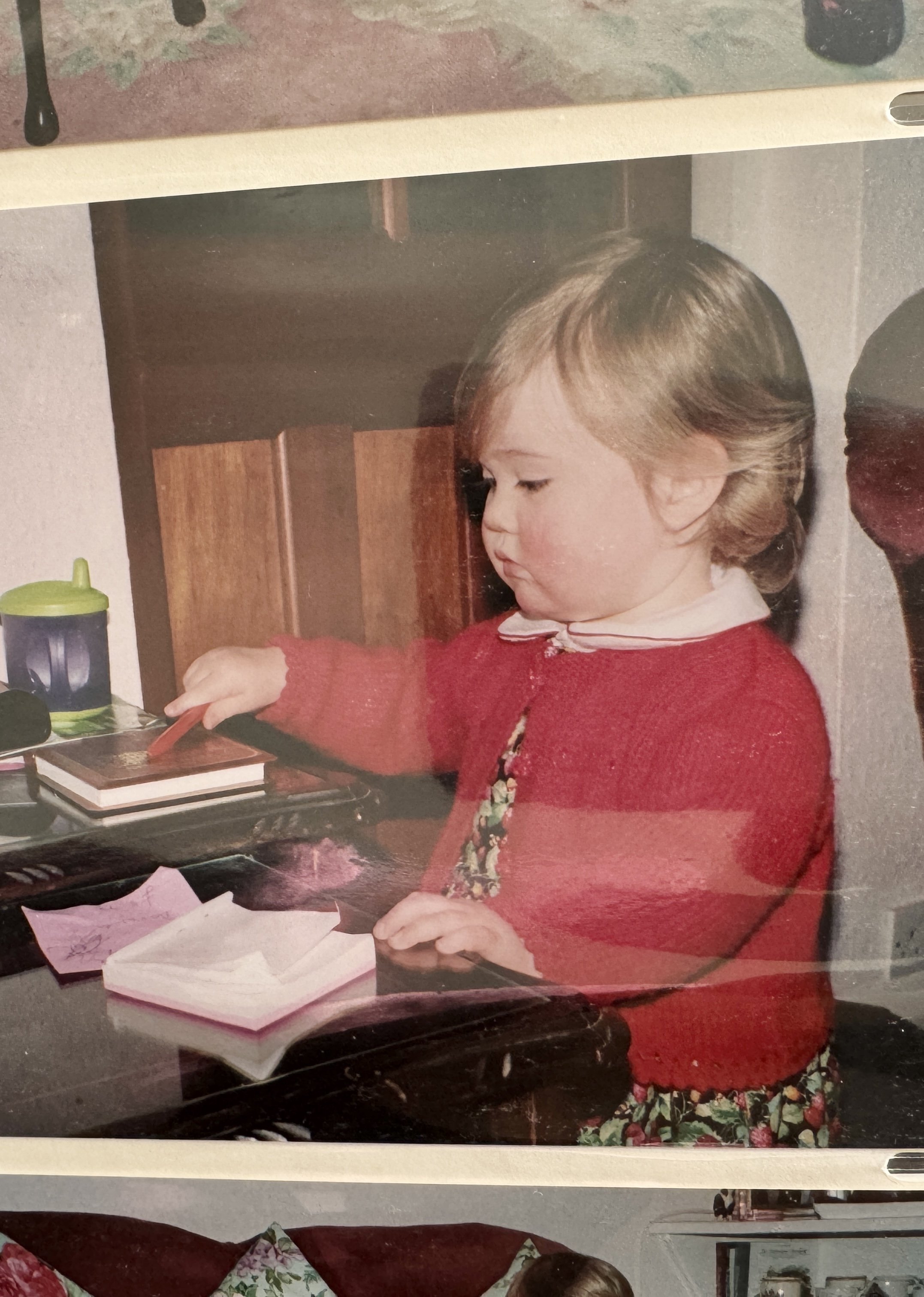 Little me practicing my writing!