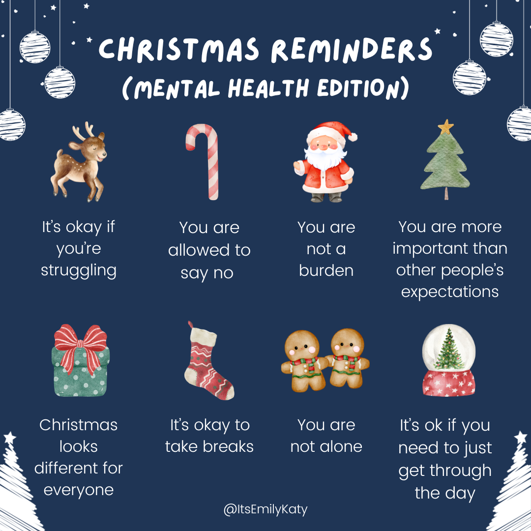 Christmas Reminders and Mental Health Support