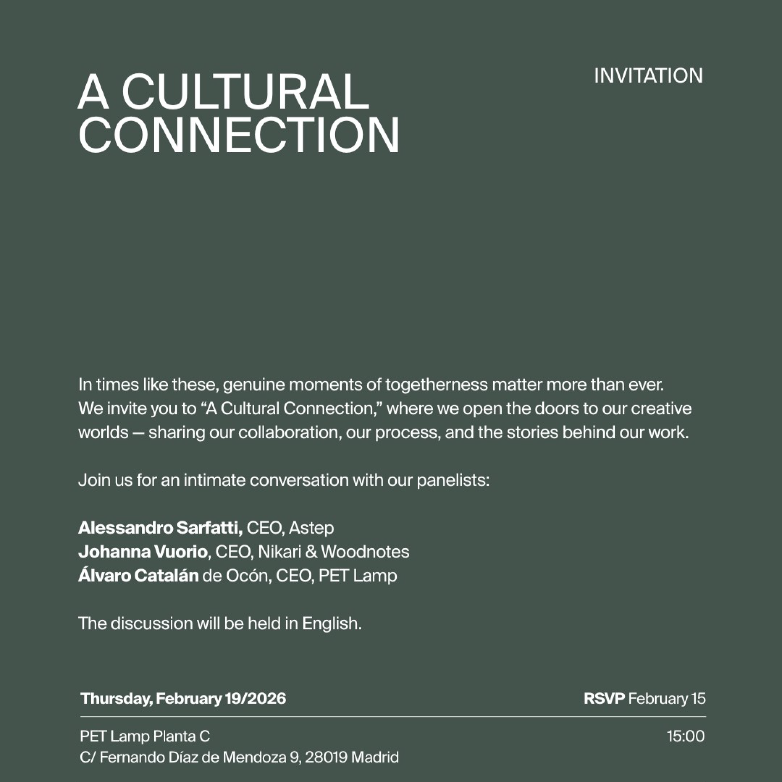 Nikari, Woodnotes y Astep comparten sus procesos creativos en una charla durante Madrid Design Week