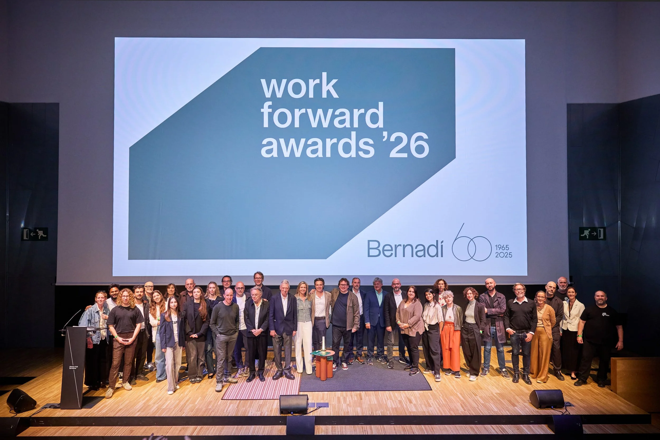 Work Forward Awards by Bernadí celebra su primera entrega de premios en el DHub Barcelona