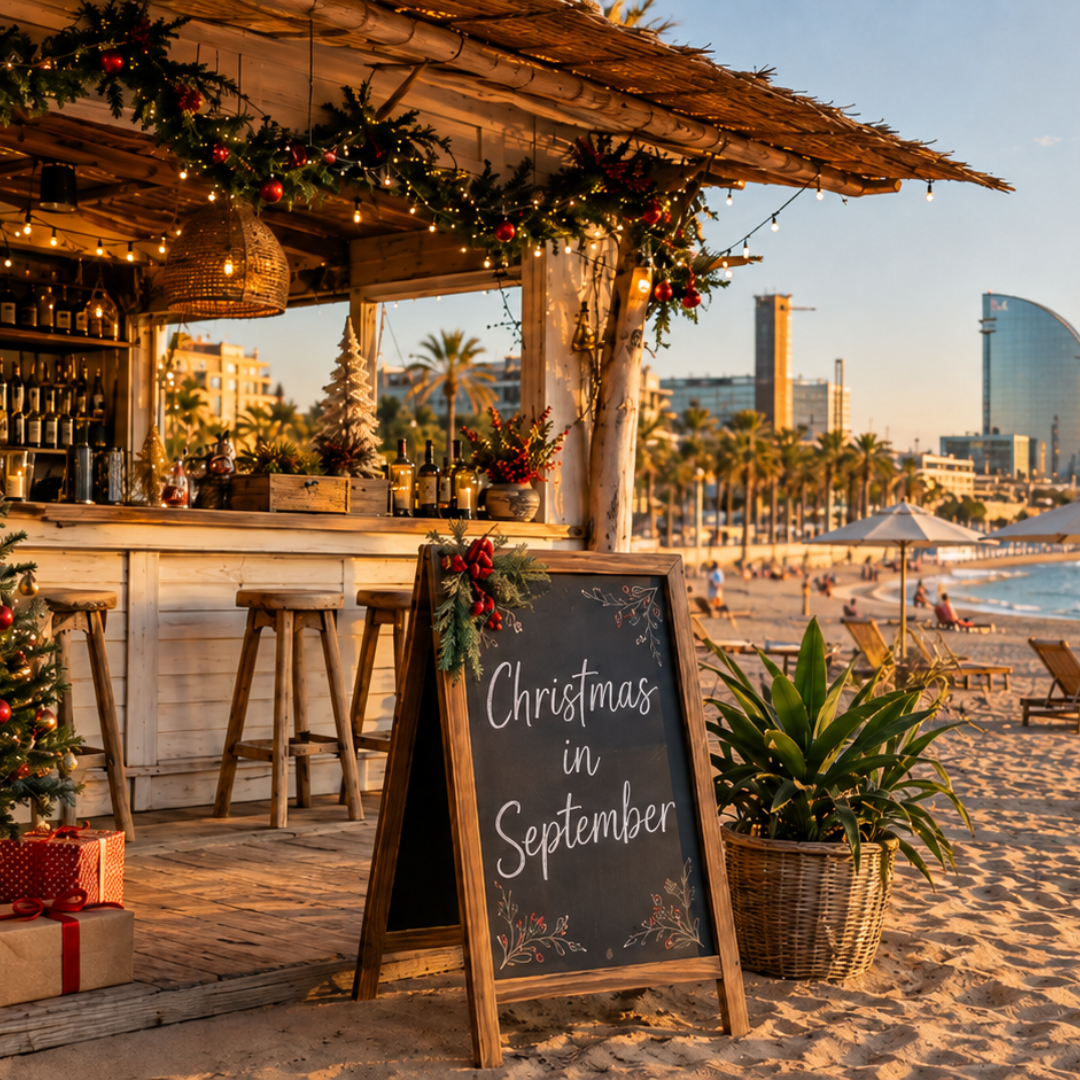Christmas in September: Visual design y seducción comercial en el futuro del retail.
