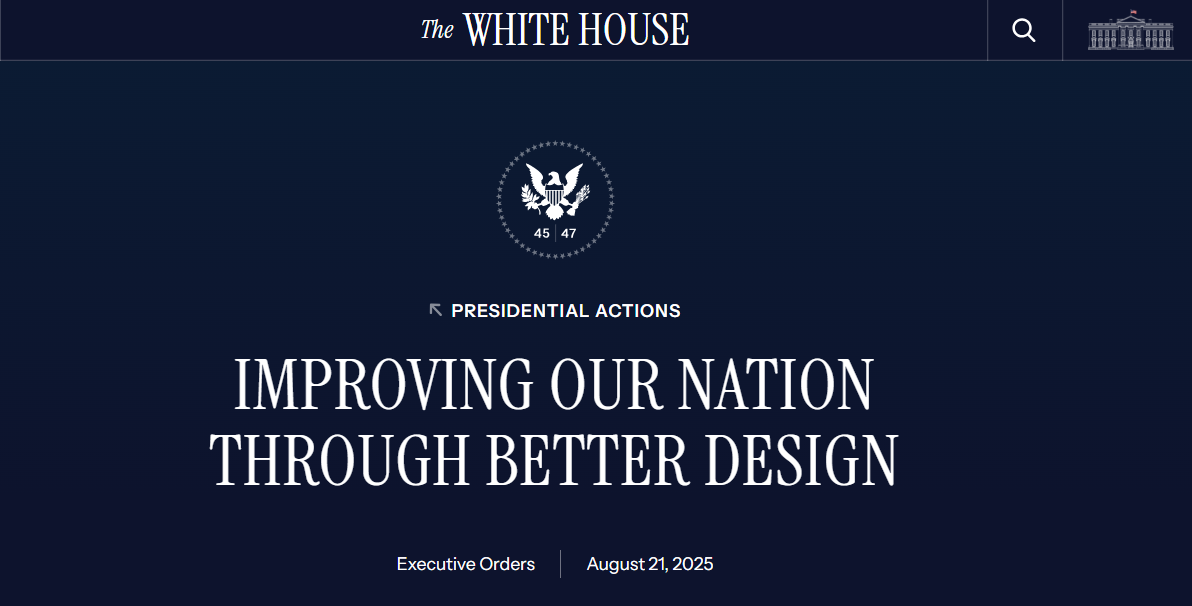 Estados Unidos convierte el diseño en política de Estado con la iniciativa "America by Design”
