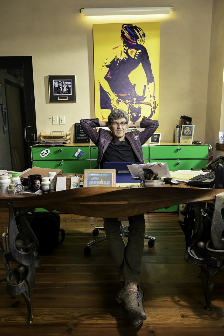 photograph of Ken LaRoe in his office in mt. Dora, Florida