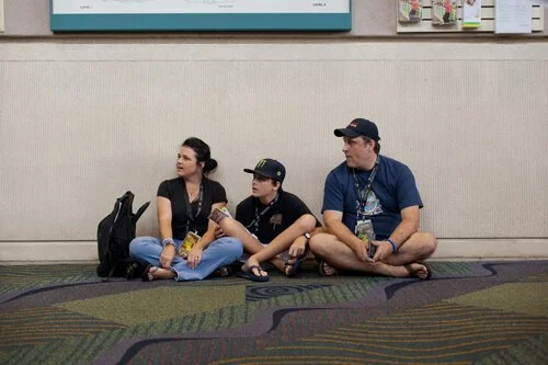 photograph of spectators at star wars celebration