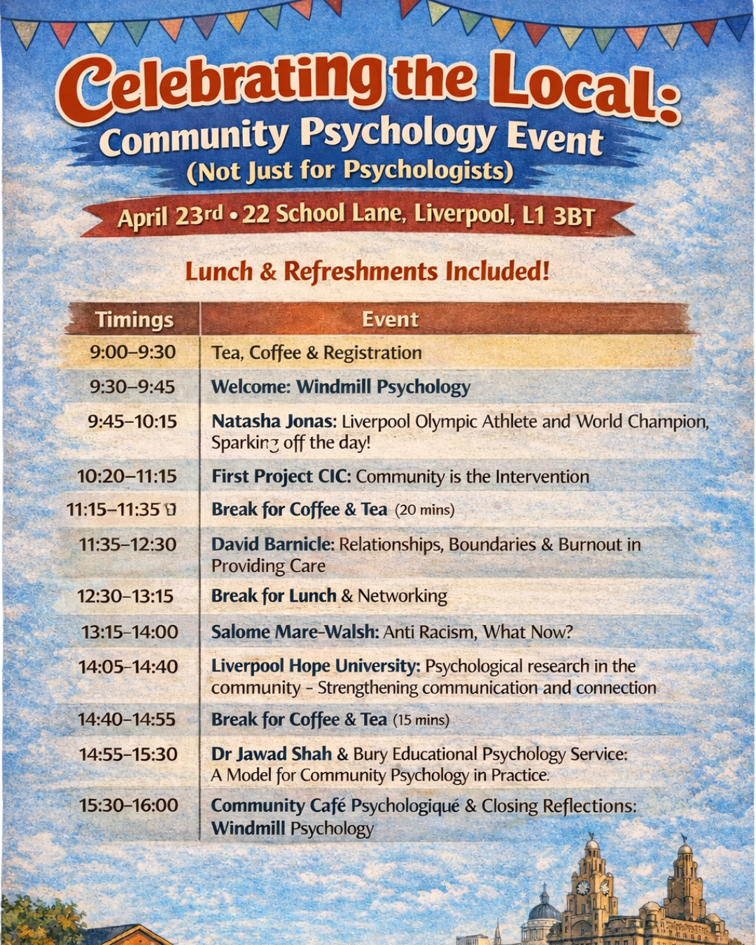 'Celebrating the Local' - Community Psychology Event
