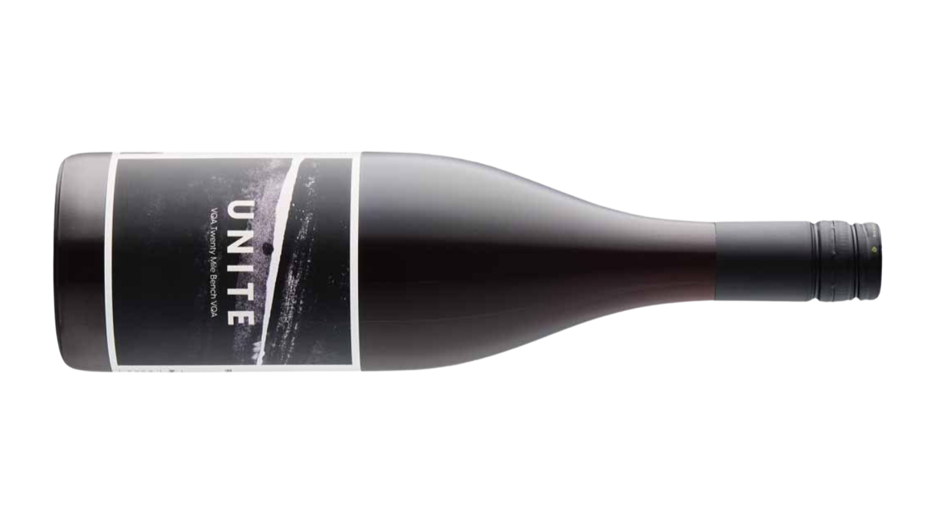 Bottle of Flat Rock Unite Canadian wine