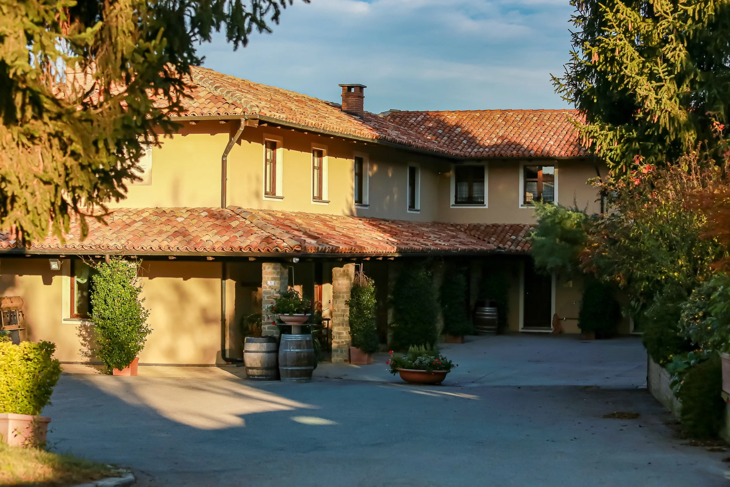 A winery in Piedmont, Italy