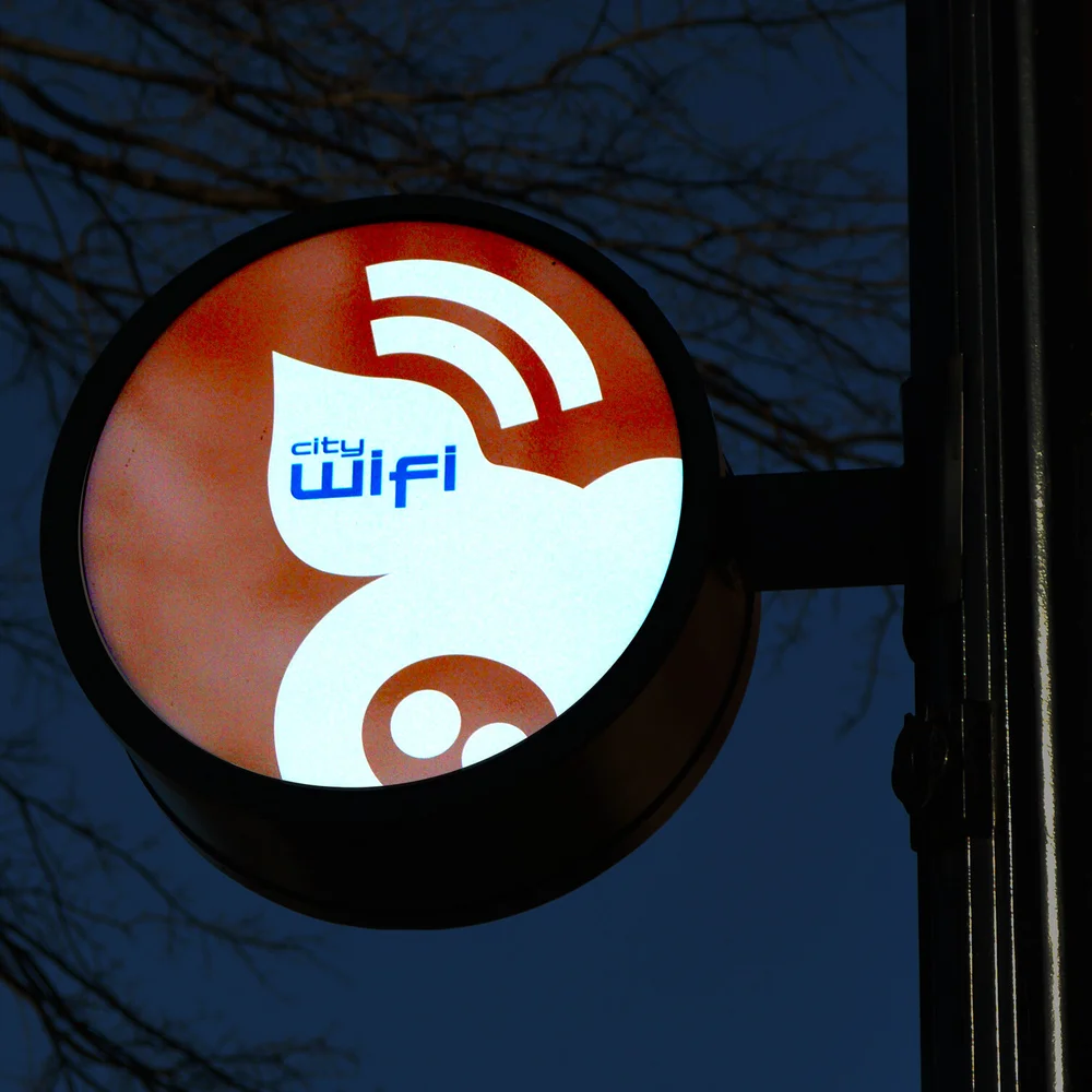 Wayfind Sign Light Up Wayfinding — ACSM Design+Build