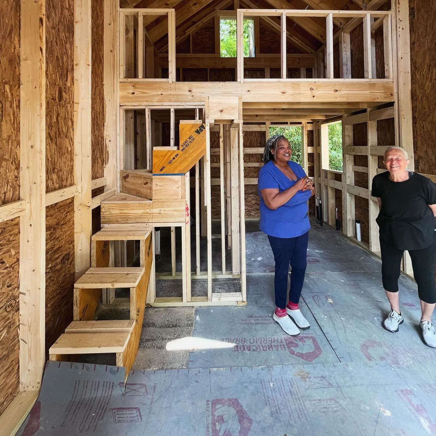 Many of you know Robin. 
Many of you don&rsquo;t. 

She is a long time pillar of the East Durham community whose community work and presence are more than I can detail here.

She is currently building a tiny home in her backyard for an unhoused veter