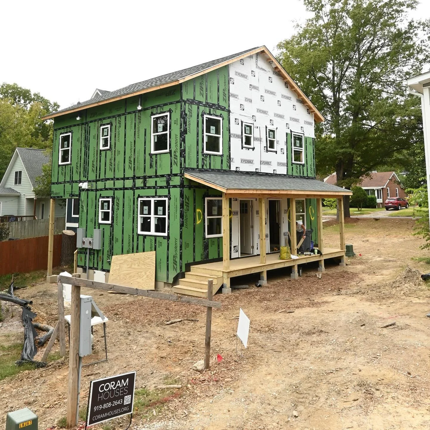 We&rsquo;re here, imagining, dreaming, and building the community and connectedness we&rsquo;re longing for. 

This is a duplex version of our &ldquo;Jackson&rdquo; model currently going up in Walltown.