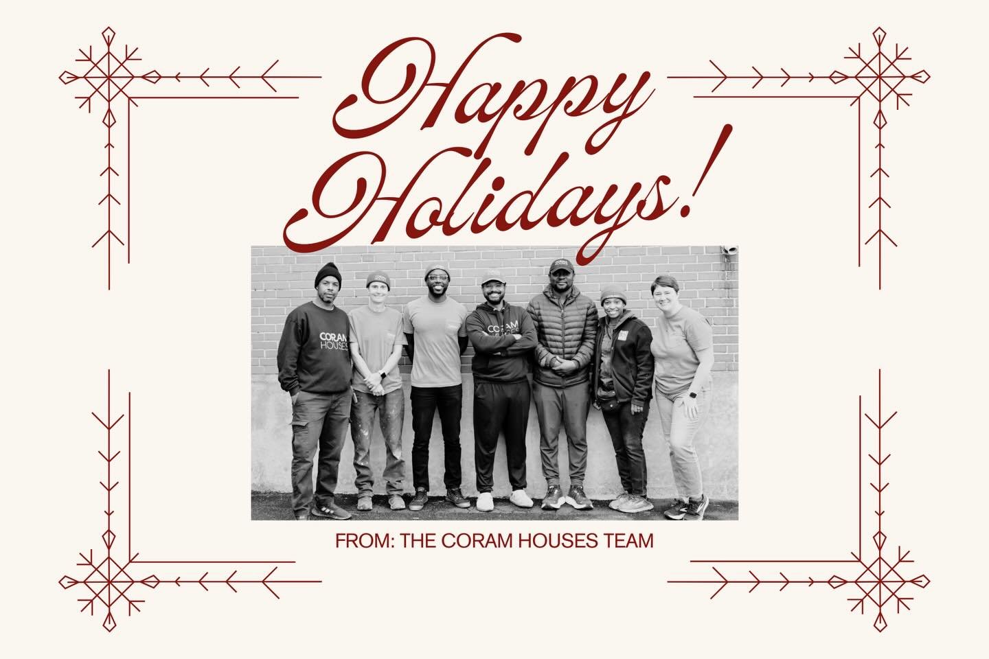 We at Coram appreciated the slow-down at the end of last year. We hope you enjoyed your holiday with friends, family, and community. Cheers to 2026! 🥂