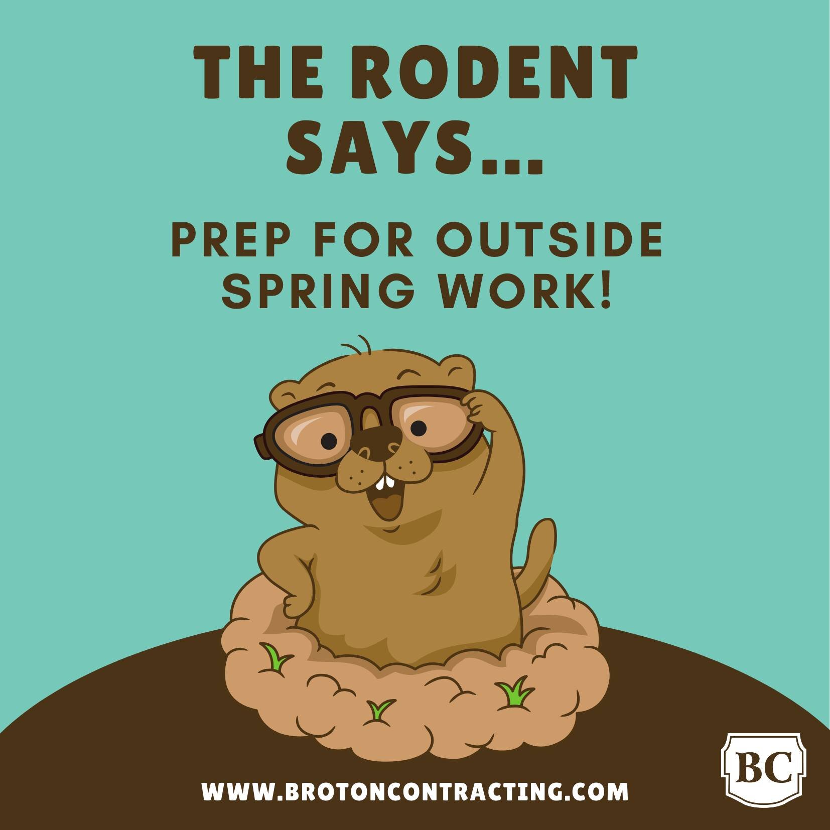 🐾 Looks like Punxsutawney Phil and Staten Island Chuck are on the same page this year - no shadows in sight! 👤

That means it's officially time to kickstart those outdoor projects with Broton Contracting. 🌱 Who needs winter lingering around when w