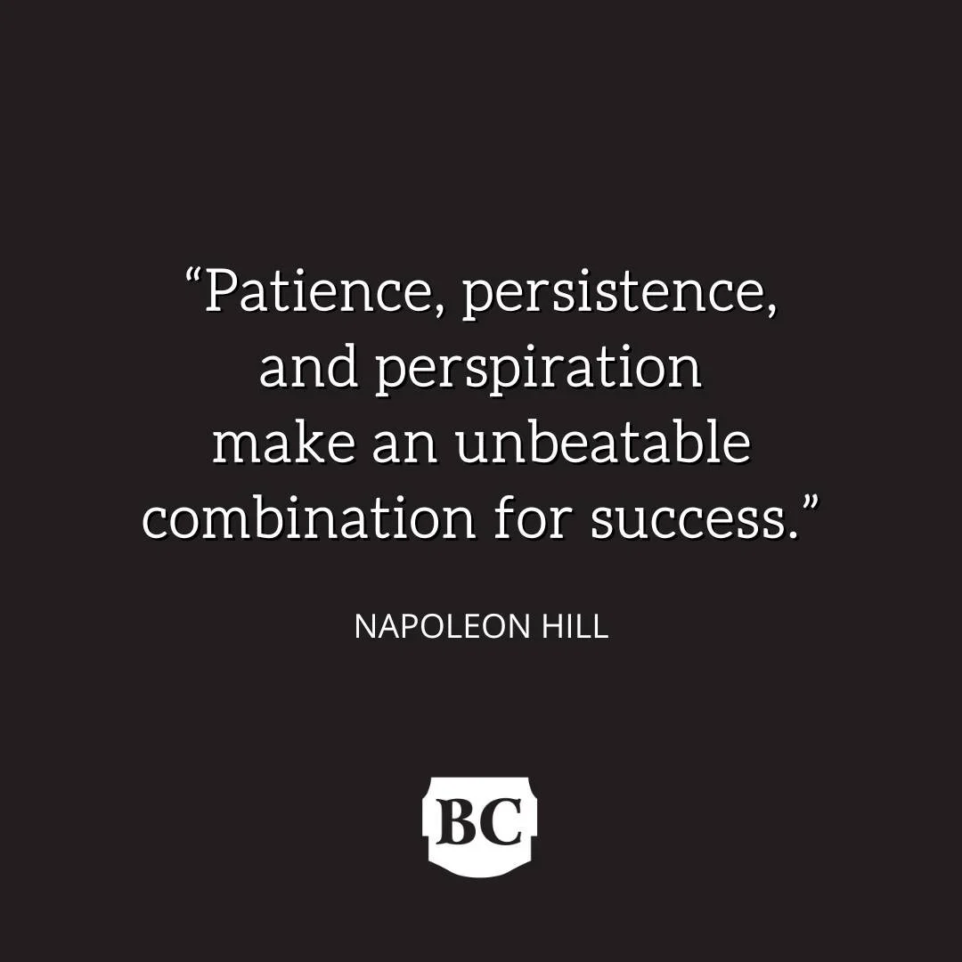 #brotoncontracting #foundedwithpride #distinguishedbyquality #patience #persistence #success #napoleonhill #buildbroton