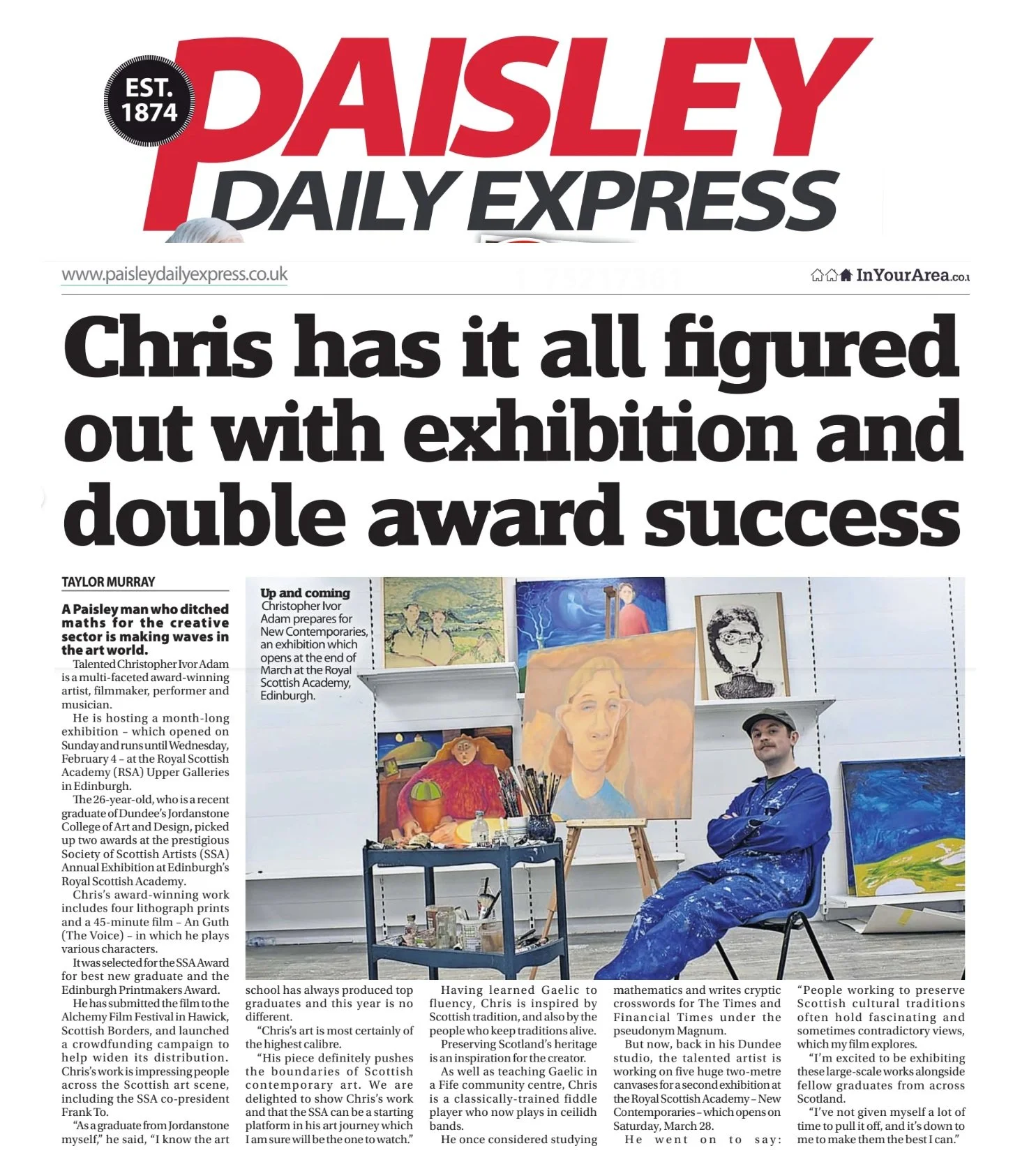Paisley Daily Express 13th Jan 2026