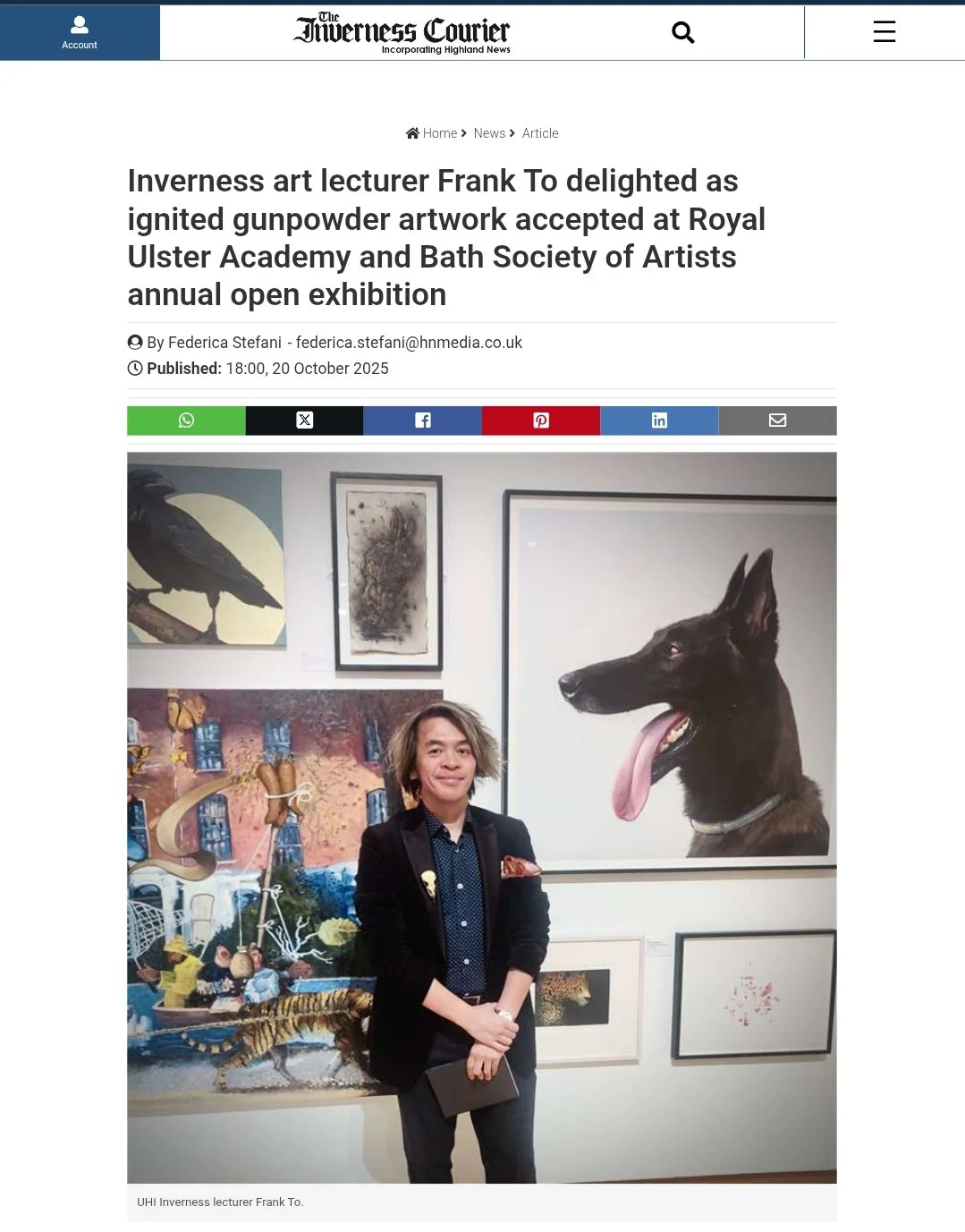 Inverness Courier 20th Oct 2025