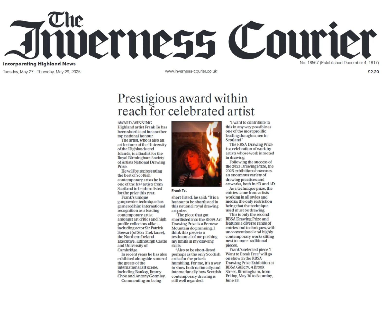 Inverness Courier 18th Feb 2025