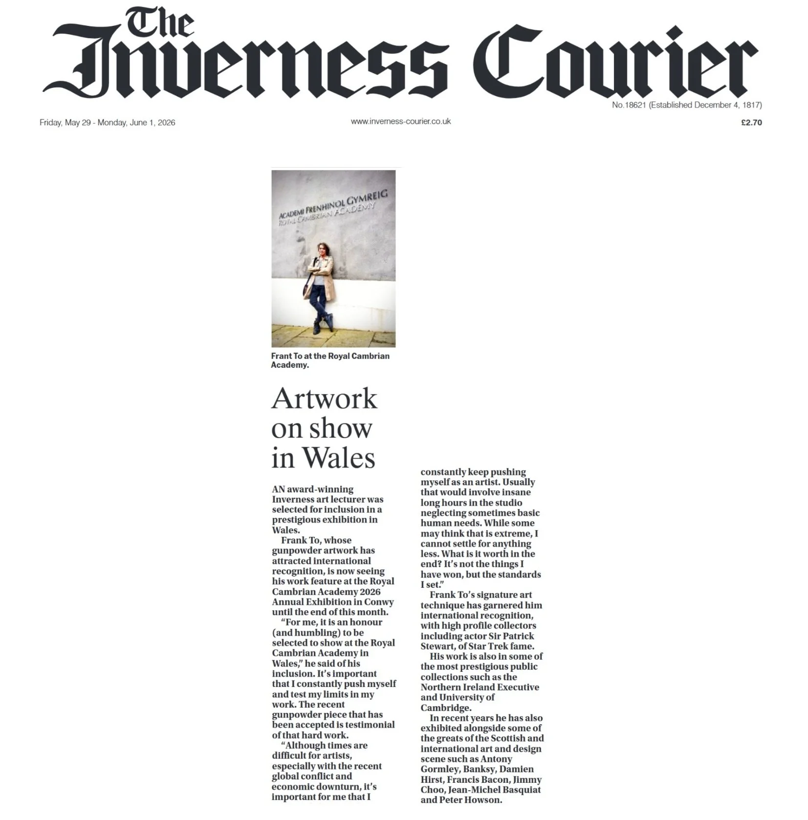 Inverness Courier 28th May 2026