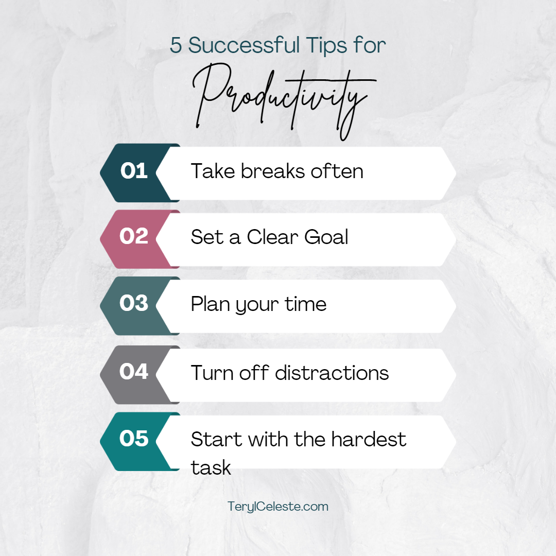 10 Ways to Increase your Productivity as an Entrepreneur — Teryl Celeste