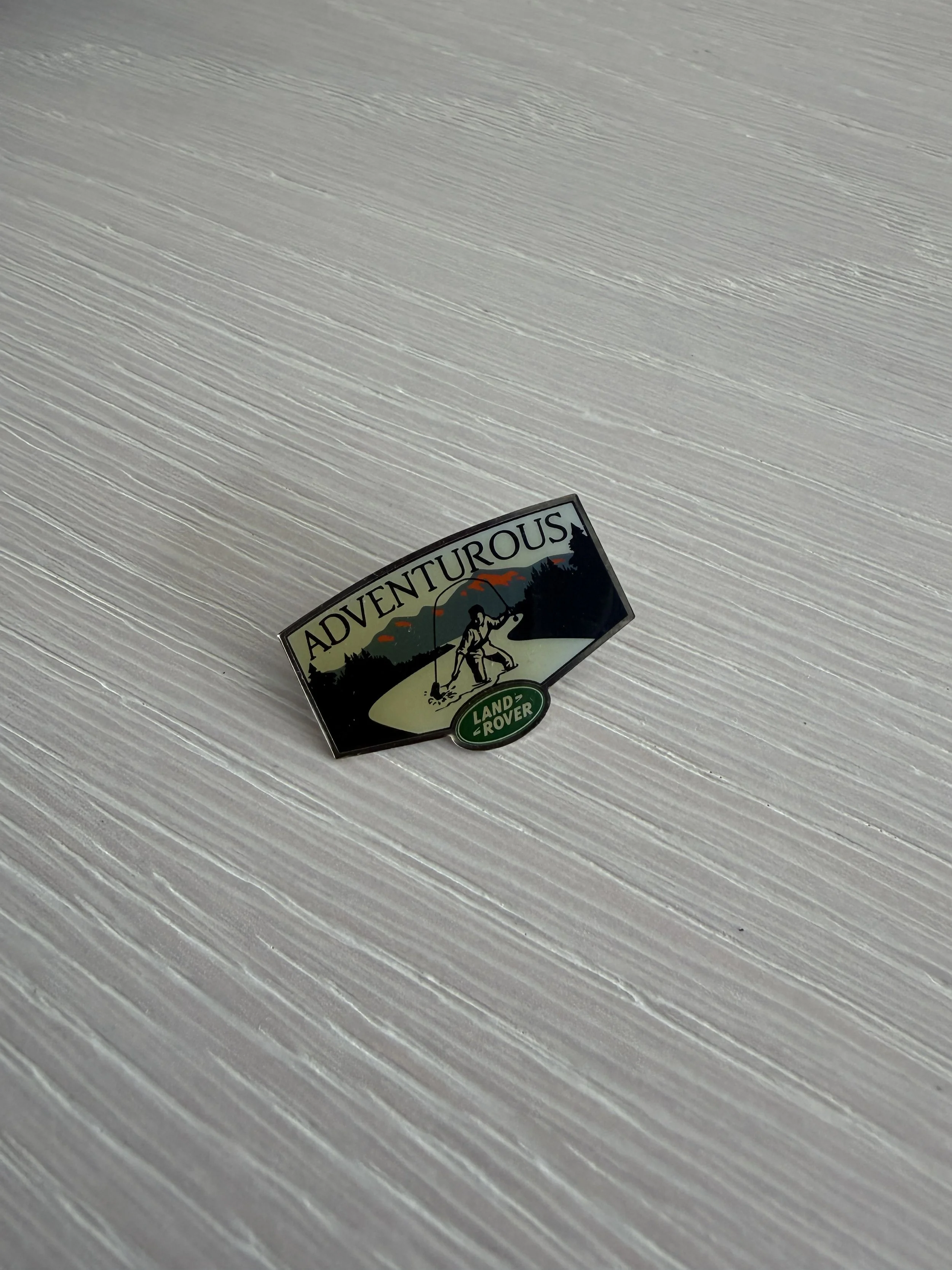Genuine "Adventurous" Land Rover Pin