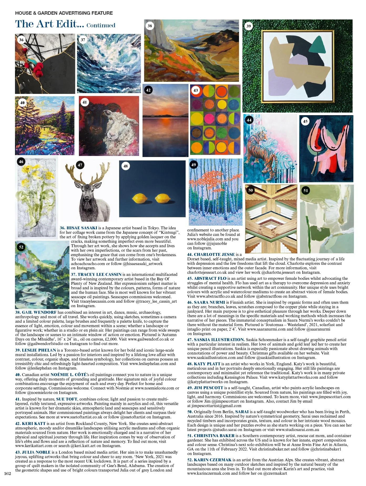 House & Garden Dec 2021 - the Art Edit