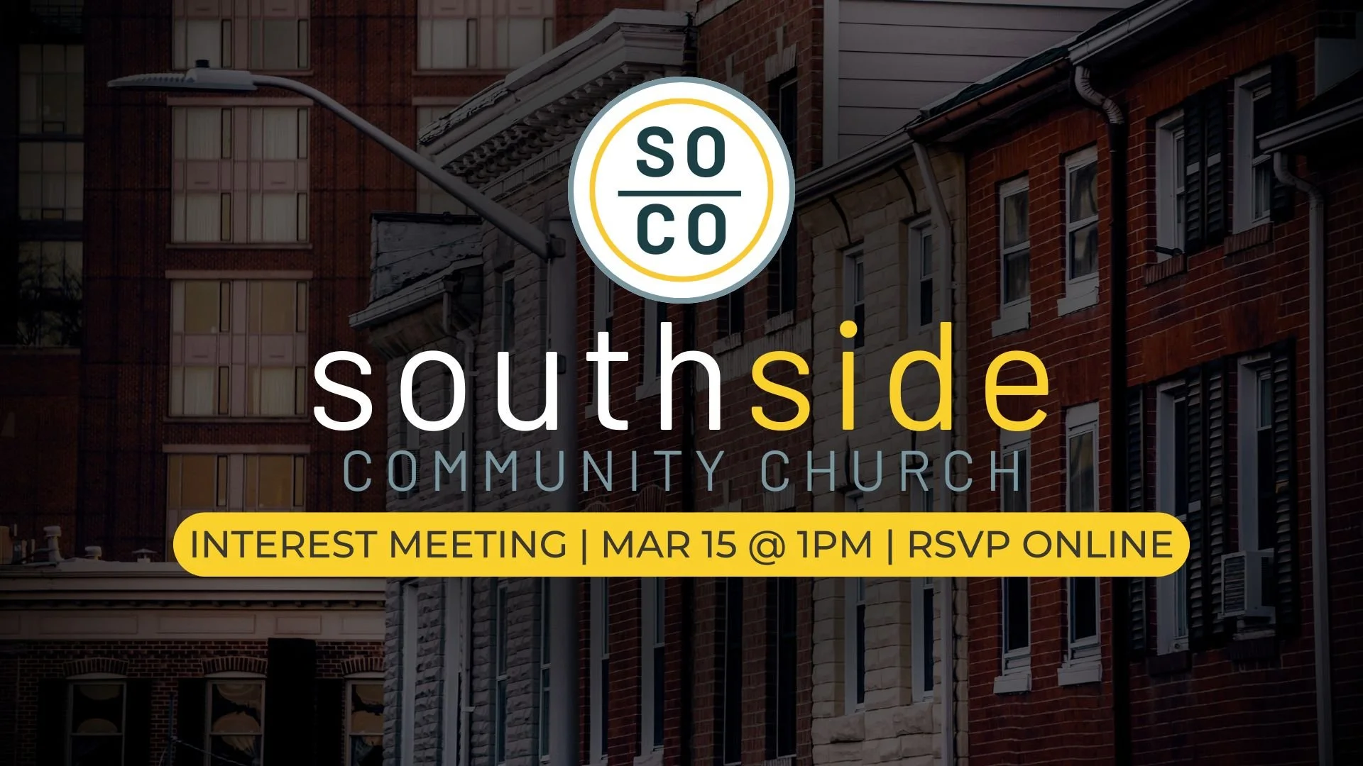 Southside Community Church Interest Meeting