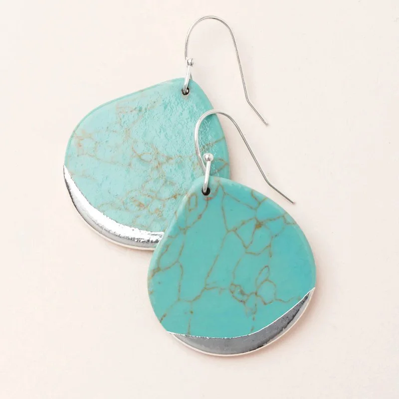 Turquoise Teardrop Earring