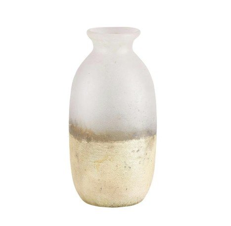Elevated Rustic Glass Vase - Small
