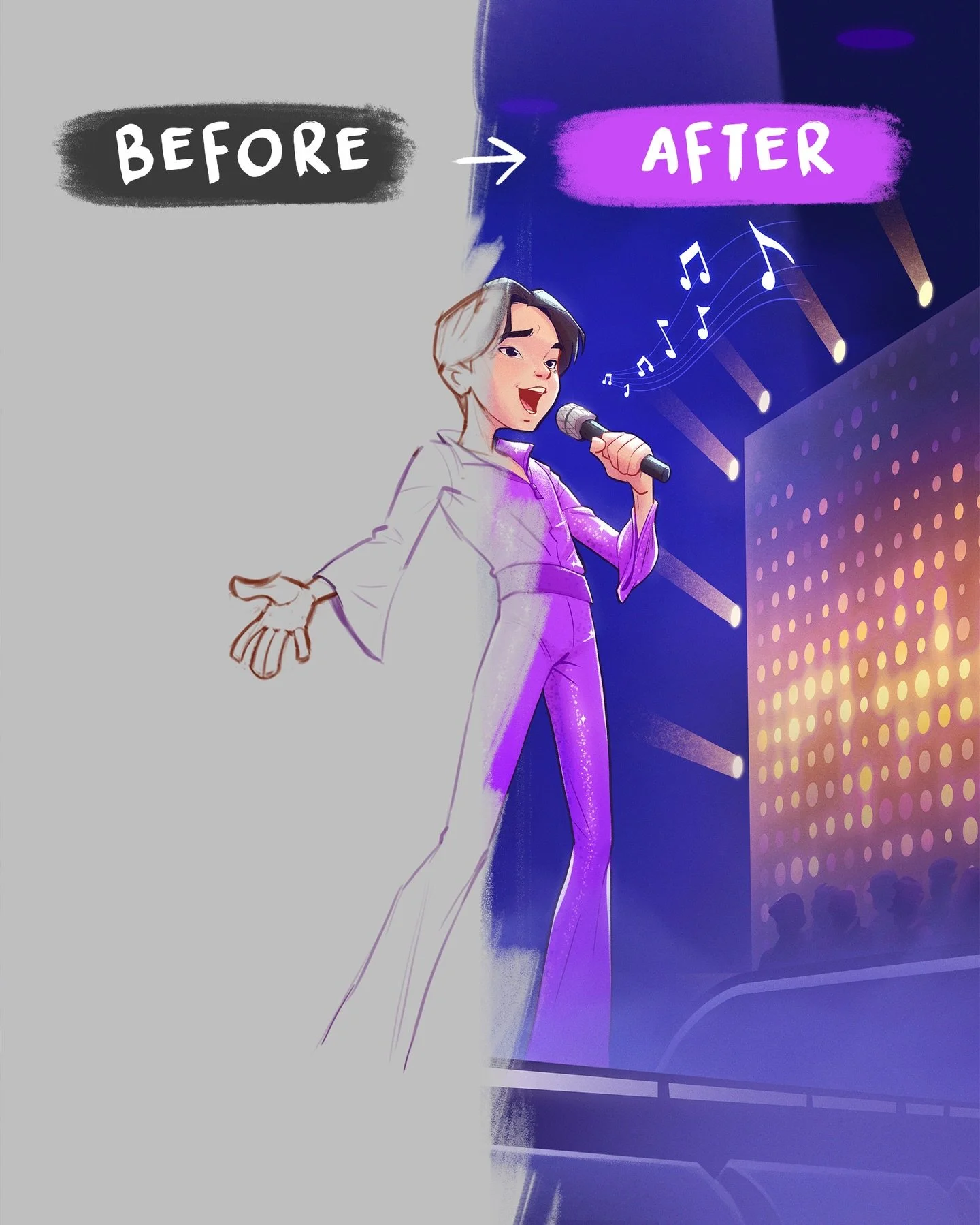 🎤 Making-of de la couverture du 3e tome de la s&eacute;rie &eacute;crite par @fabblanchut chez @scrineo 

&mdash;

#digitalart #breakdown #coverart #bookillustrations