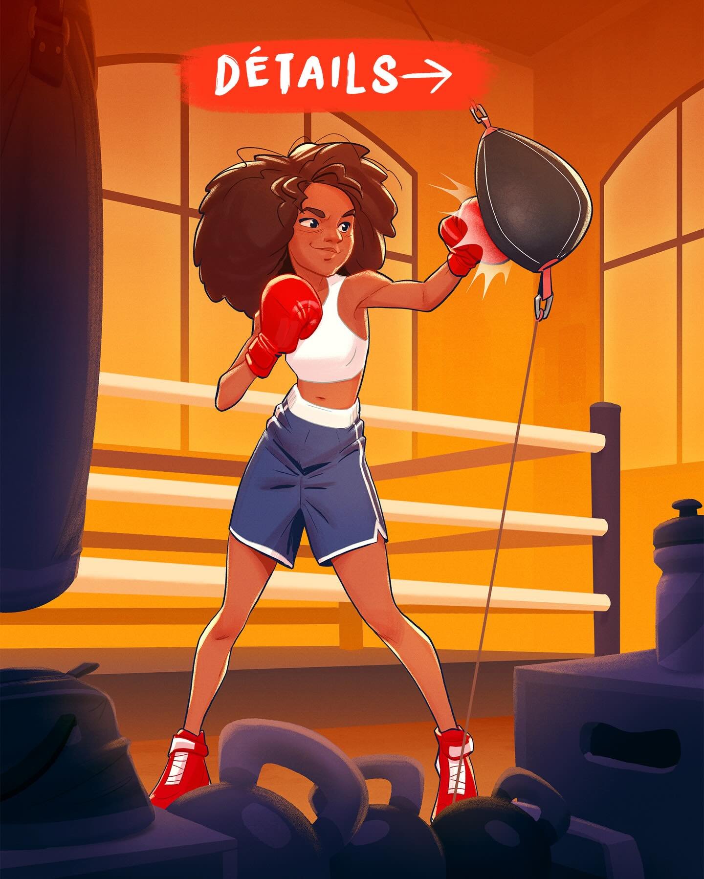 🥊
L&rsquo;illustration de couverture du 3e tome de la s&eacute;rie &eacute;crite par @fabblanchut chez @scrineo - dispo en librairie !

&mdash;

#digitalillustration #photoshop #digitalartwork #coverart #bookcover